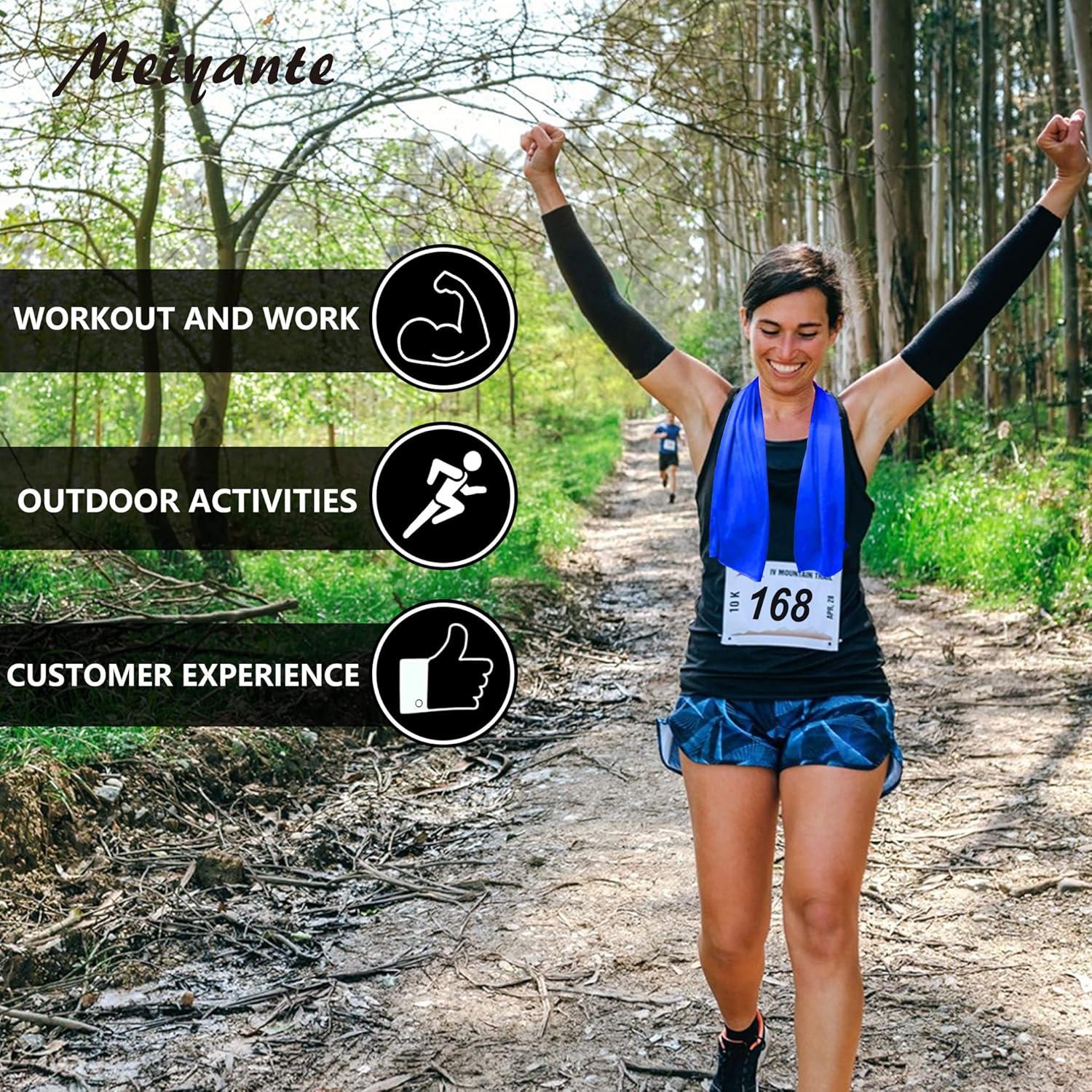 Toalla Enfriadora Meiyante 110x40 cm Microfibra Azul Marino