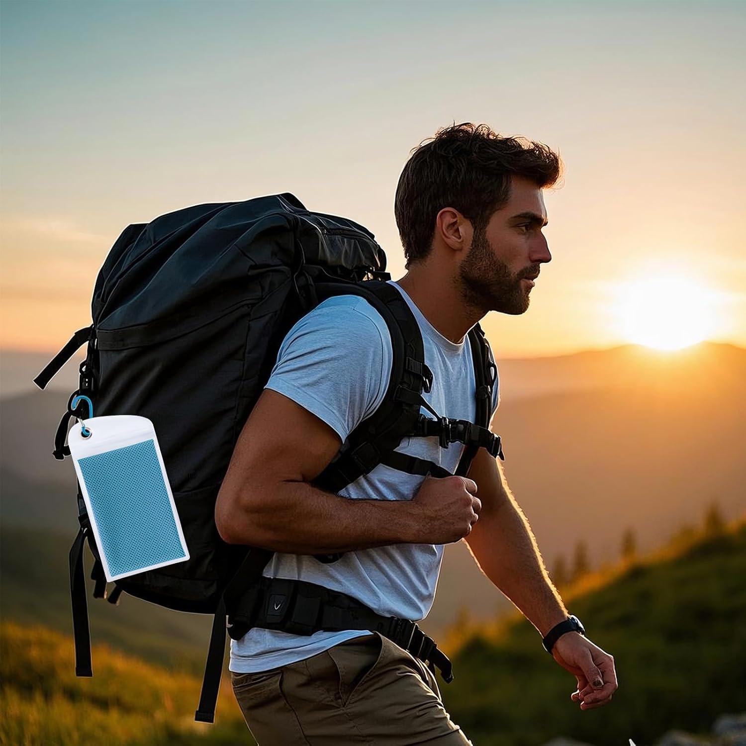 Toallas Enfriadoras Multiusos Pistha 101.6x30.5 cm Azul