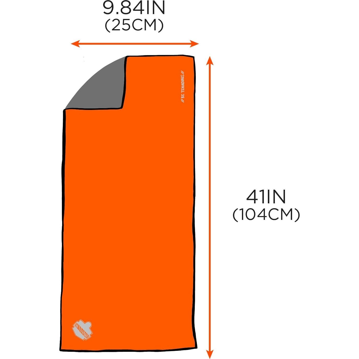 Toalla Enfriadora Ergodyne Chill-Its 6602MF Microfibra UPF 50+ Naranja 104.1x24.99cm