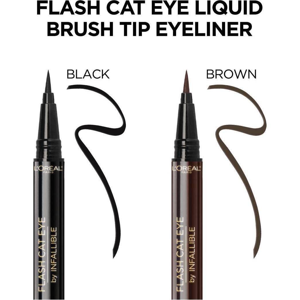 Delineador Líquido Impermeable L'Oreal Paris Flash Cat Eye 12.5g