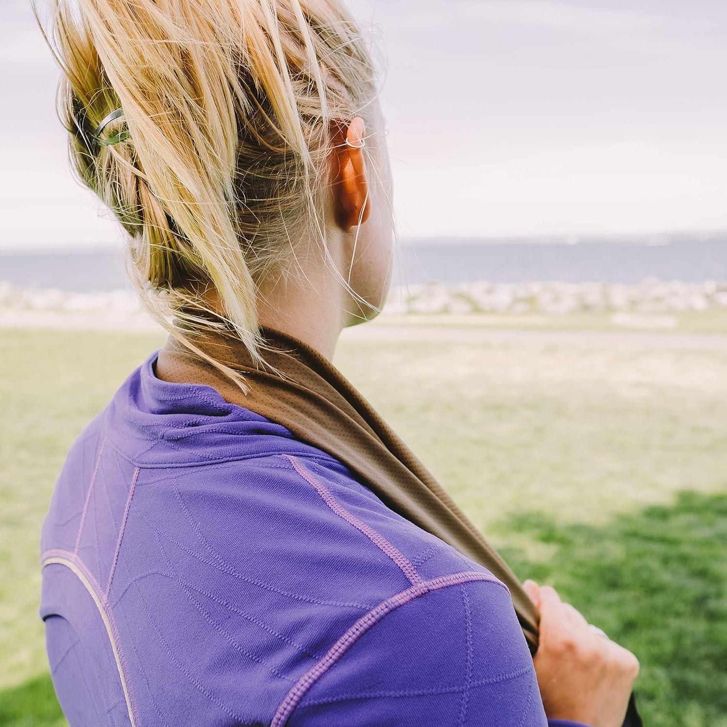 Toalla Enfriadora GEAR AID 38x91cm Microfibra Coyote