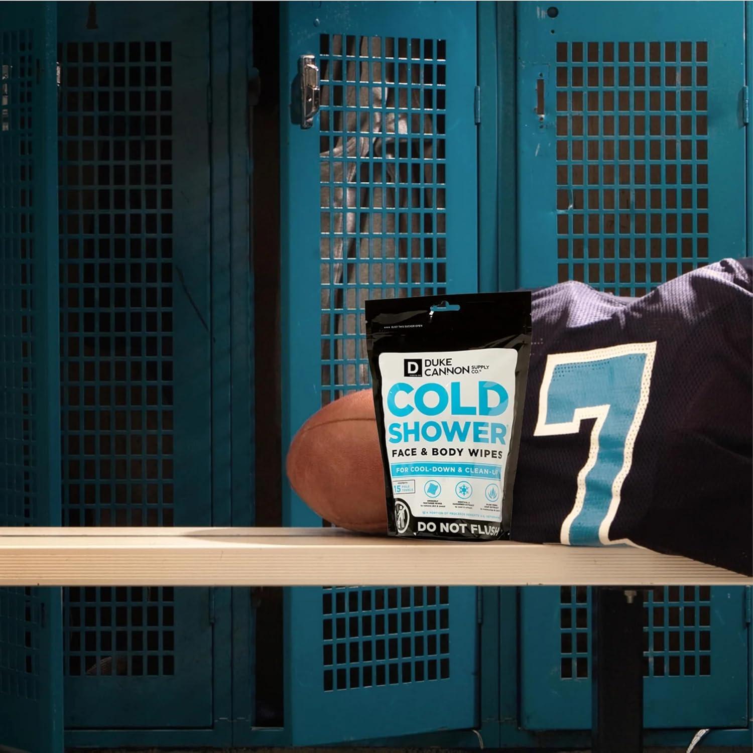 Toallitas Frías de Ducha Duke Cannon - 15 Toallitas Mentoladas