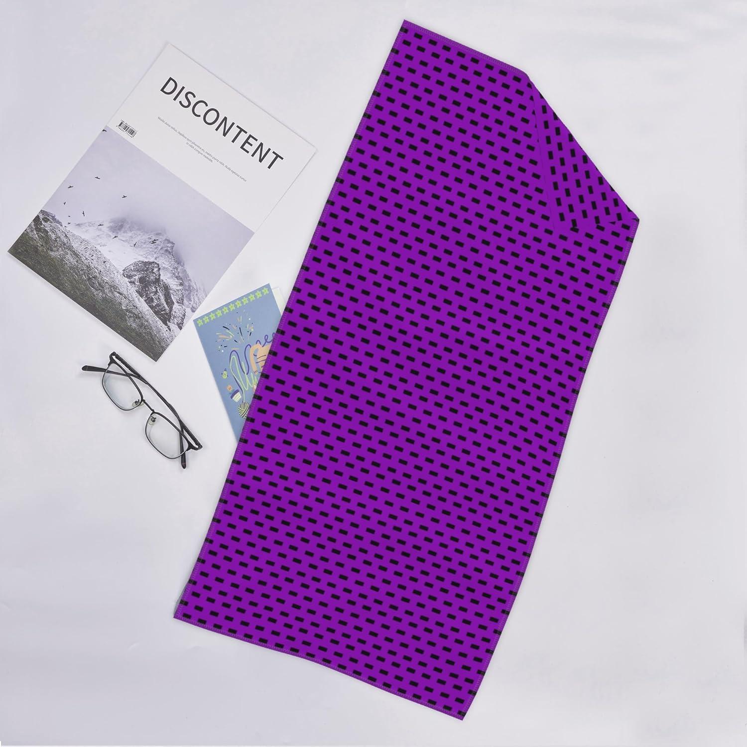 Toalla Enfriadora Microfibra Bogiruice 100% 40x30 cm Púrpura