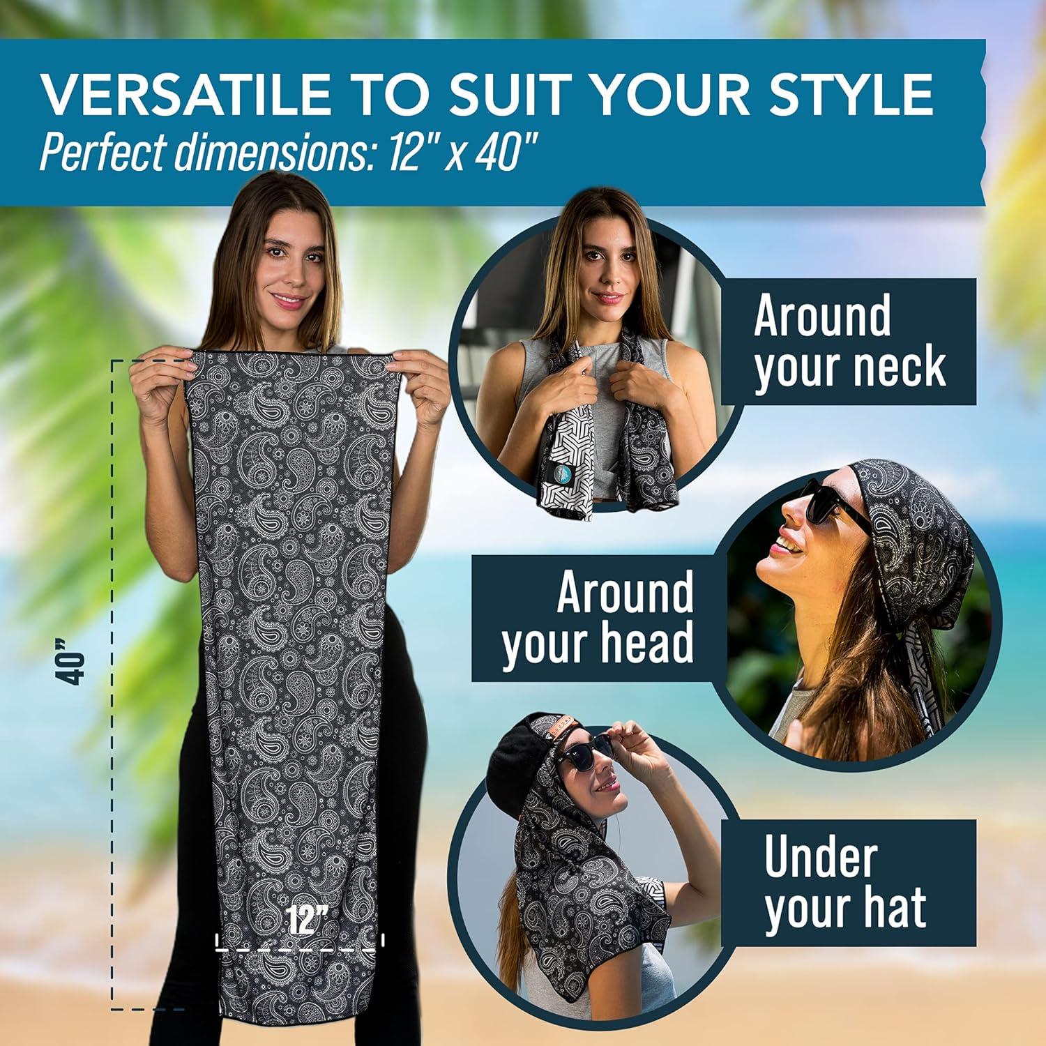 Toalla Enfriadora Youphoria Outdoors Microfibra 101.6x30.48cm