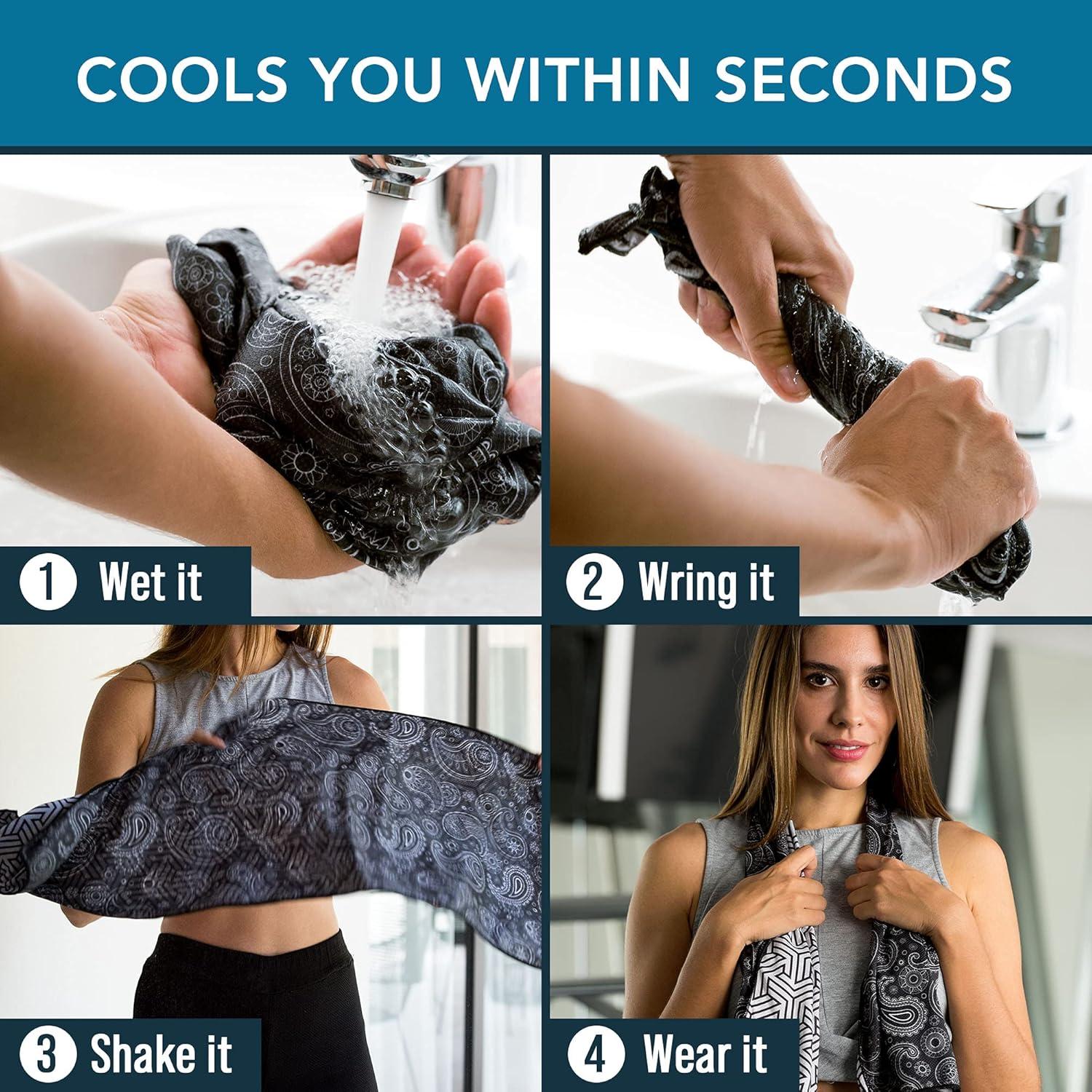 Toalla Enfriadora Youphoria Outdoors Microfibra 101.6x30.48cm