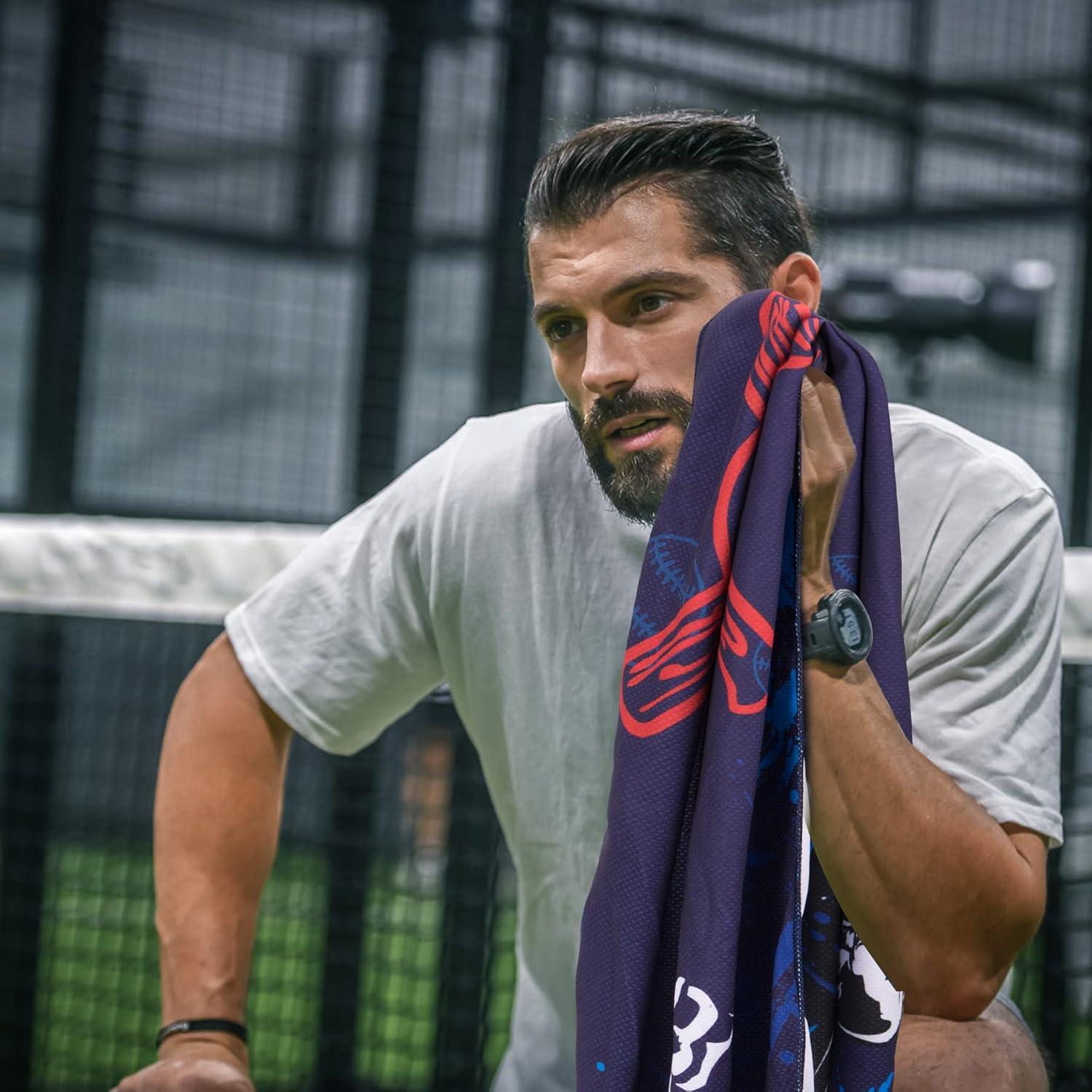 Toalla Enfriadora Sukeen 101.6x30.5 cm Azul Oscuro Deportiva