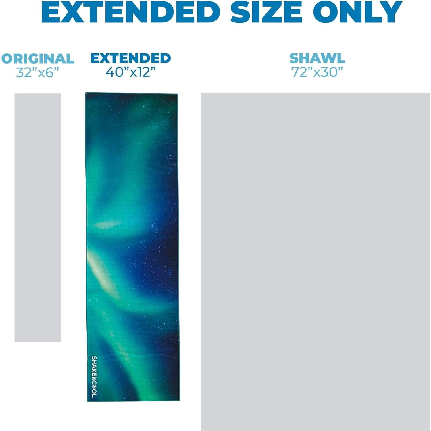 Toalla de Enfriamiento SHAKEitCOOL Grande Cielo de Alaska