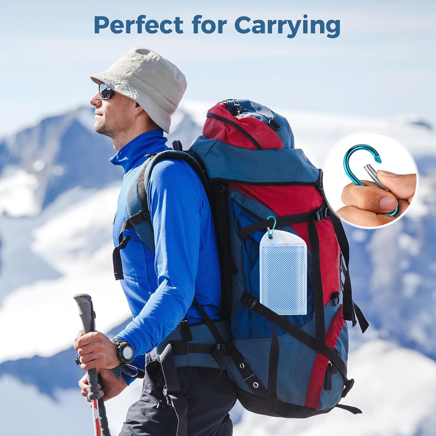 Toallas Enfriadoras ZapRun 2 Piezas 40x101.6cm UPF50 Azul