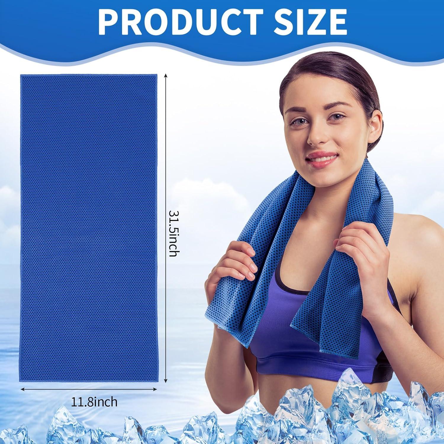 Toallas Enfriadoras Honoson 10 Pcs Microfibra 81x30 cm