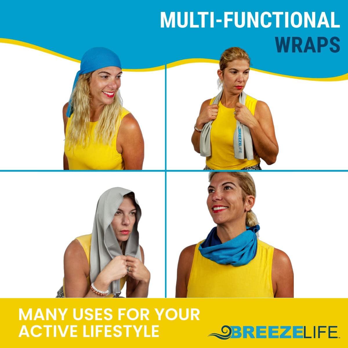 Toallas Refrigerantes Breeze Life Cool Wrap - Paquete de 2