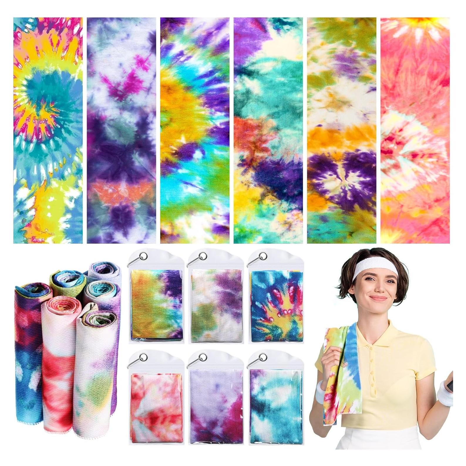 Toallas Enfriadoras Peryiter 6 Piezas 100x30 cm Colorido