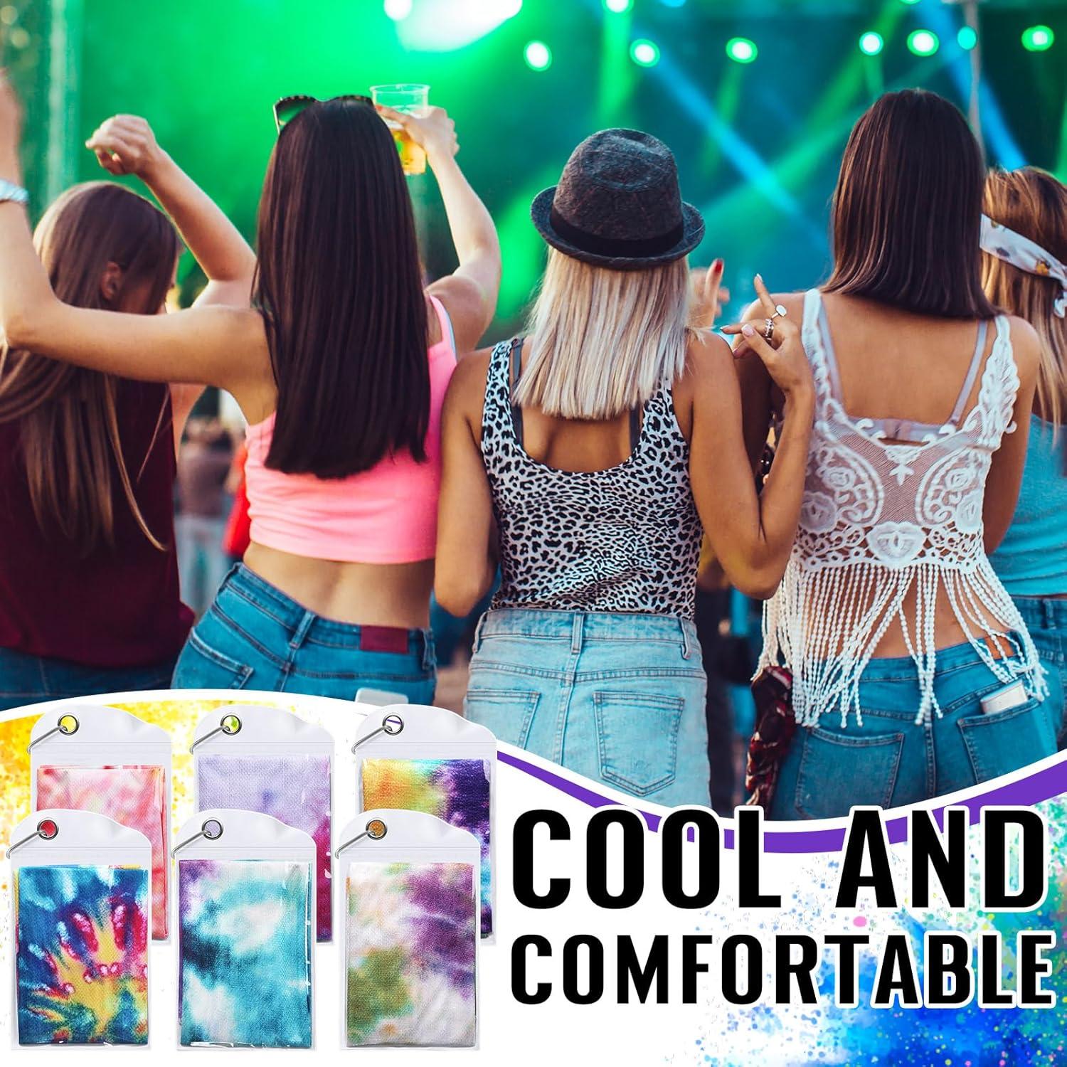 Toallas Enfriadoras Peryiter 6 Piezas 100x30 cm Colorido