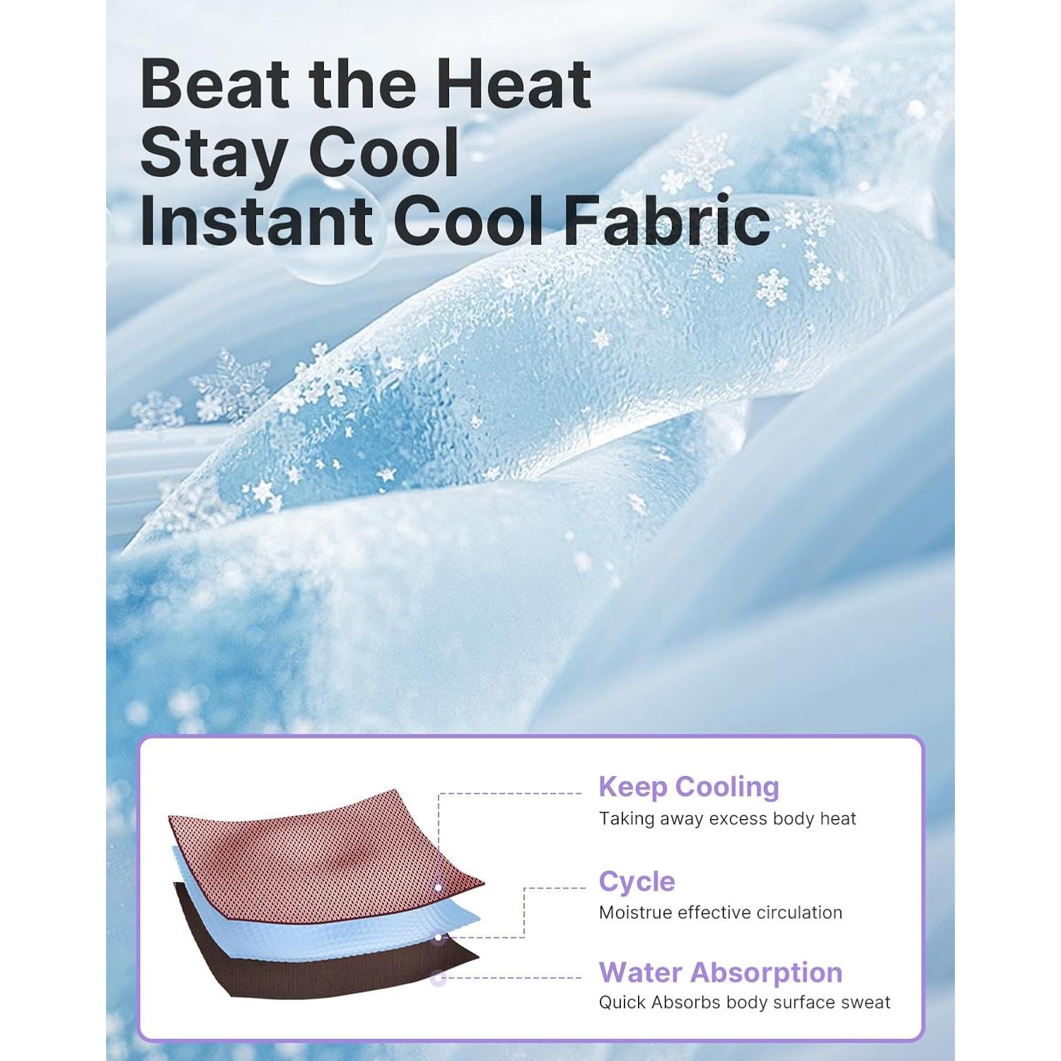 Toallas Enfriadoras YOTTOY 4 Unidades 101.6x30.5cm Secado Rápido