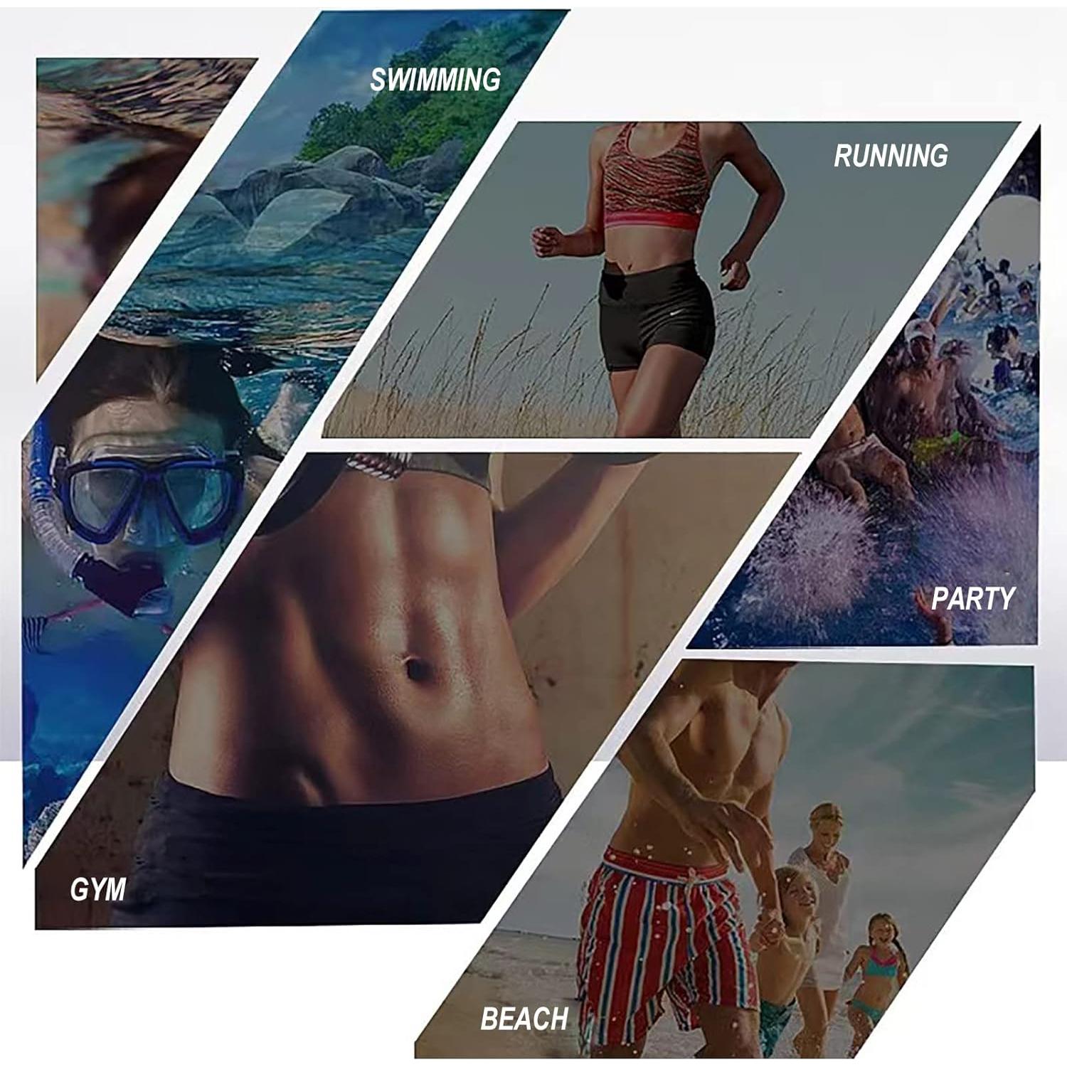 Paquete de 10 Toallas Enfriadoras immoono Microfibra 101.6x30.5 cm Rojo