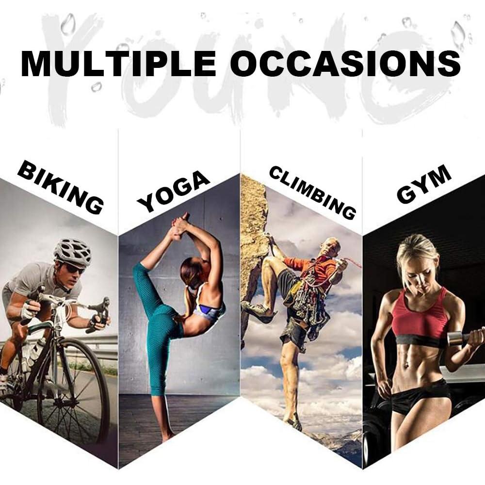 Paquete de 10 Toallas Enfriadoras Peicees 101.6x30.5cm Microfibra