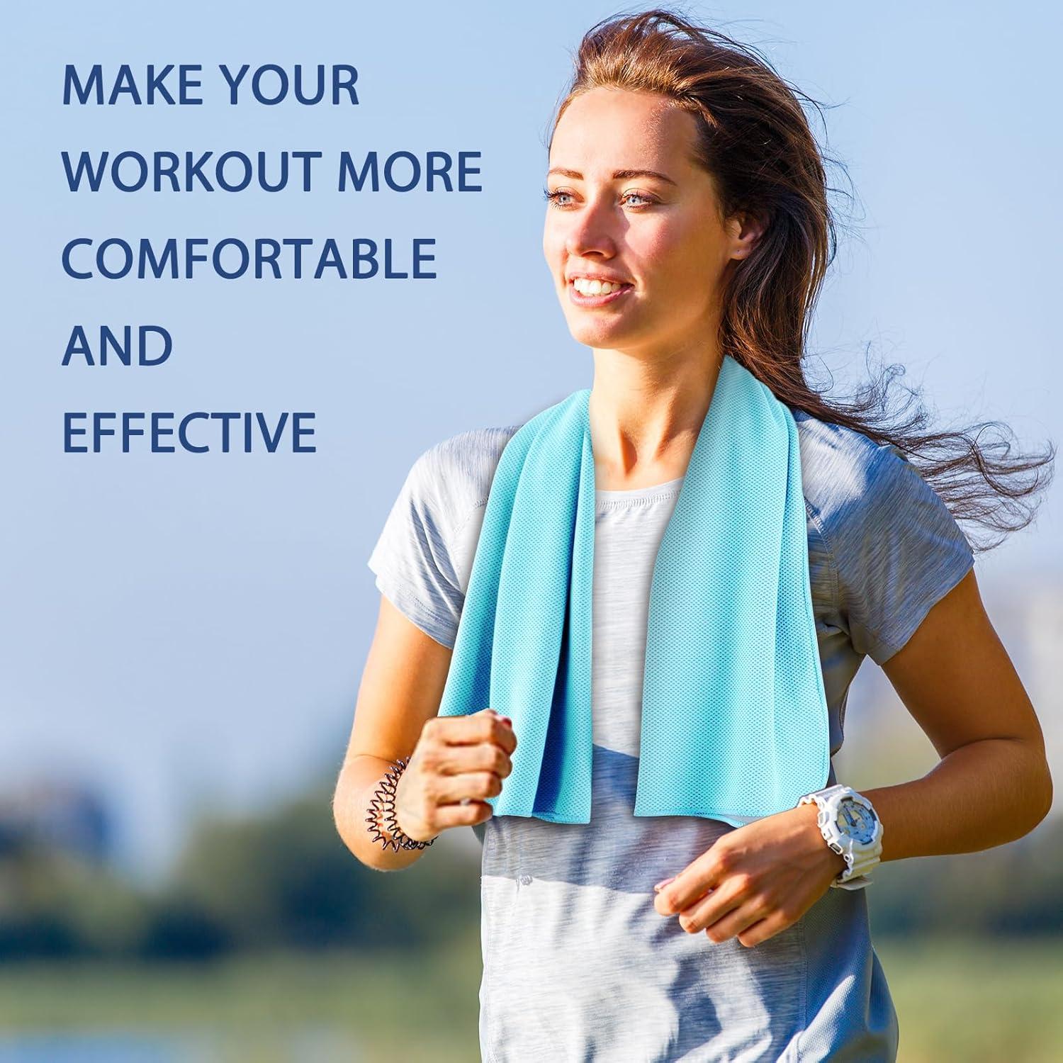 Toallas Enfriadoras Genérico 101.6x30.5cm 4 Piezas Colores