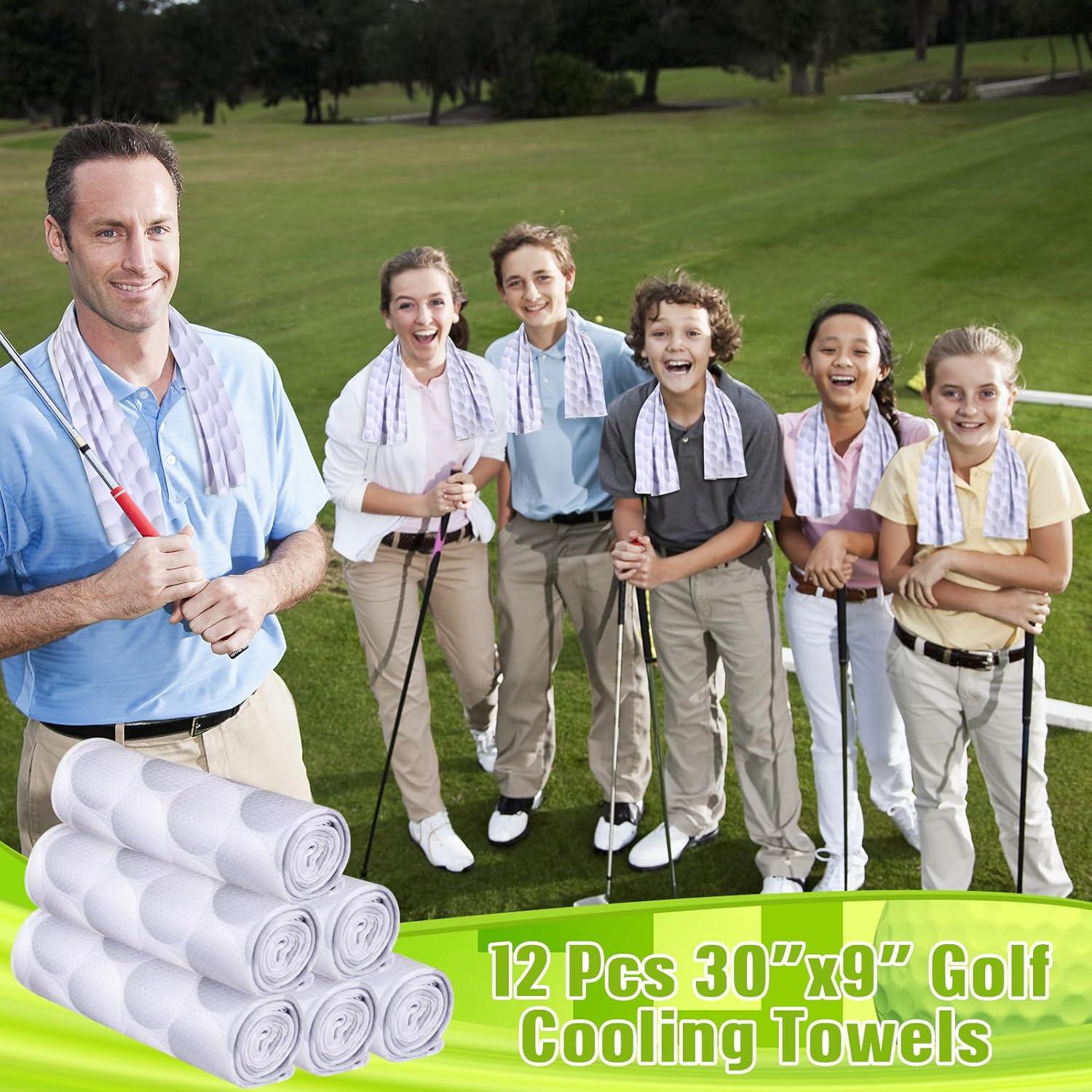 Toallas de Enfriamiento Peryiter 12 Cuentas Microfibra Golf 76.2x22.9cm