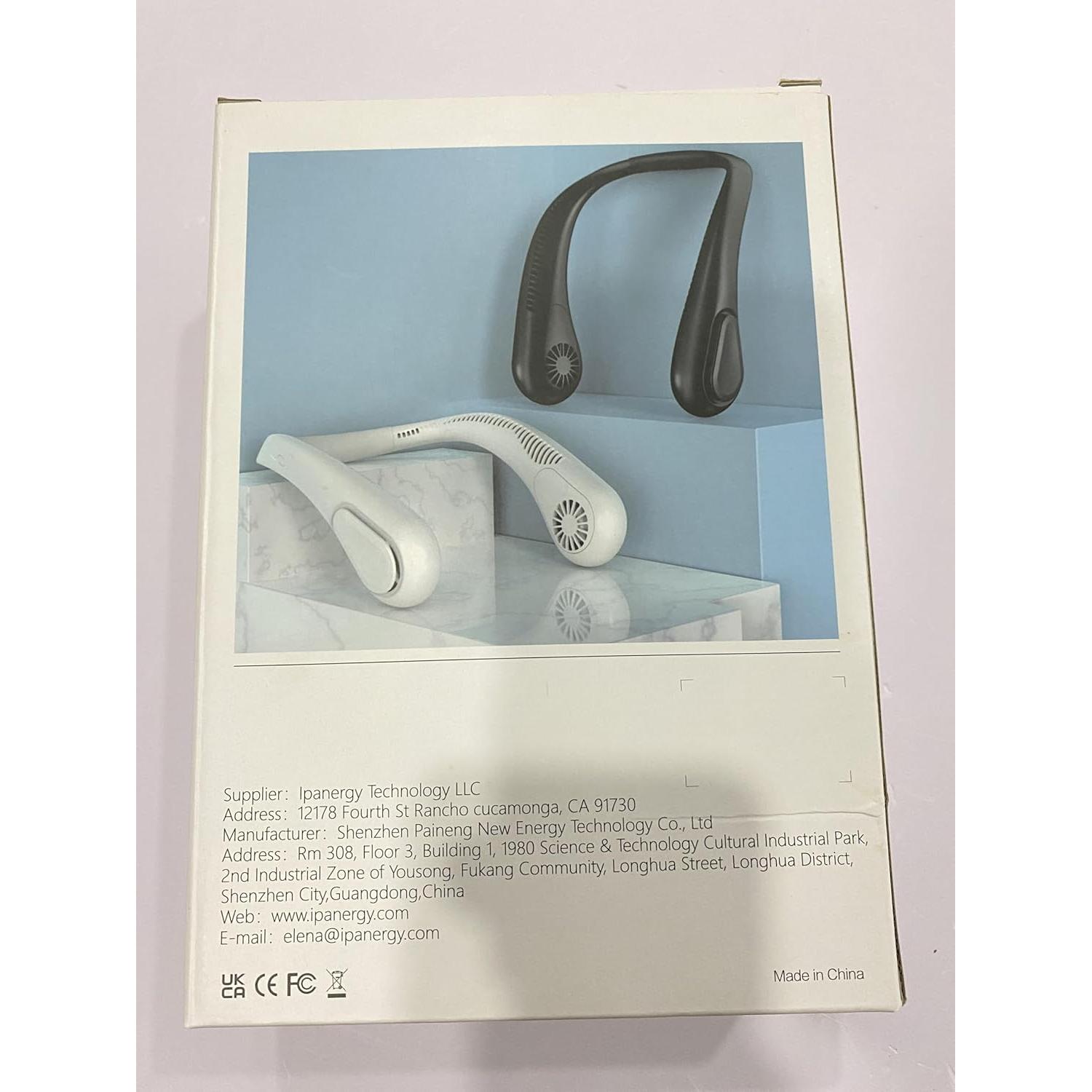 Ventilador de Cuello Sin Aspas AMACOOL HF370 Recargable 5000mAh