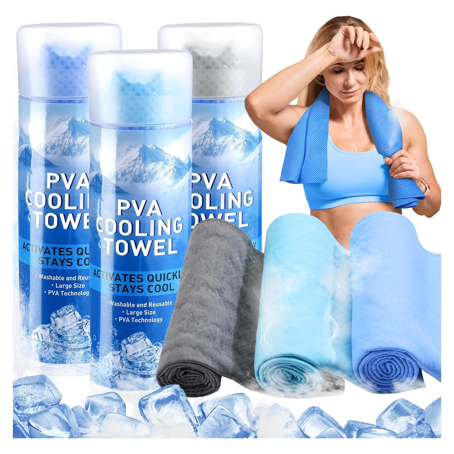 Toallas de Enfriamiento Peryiter PVA 3 Paquetes 34x86cm