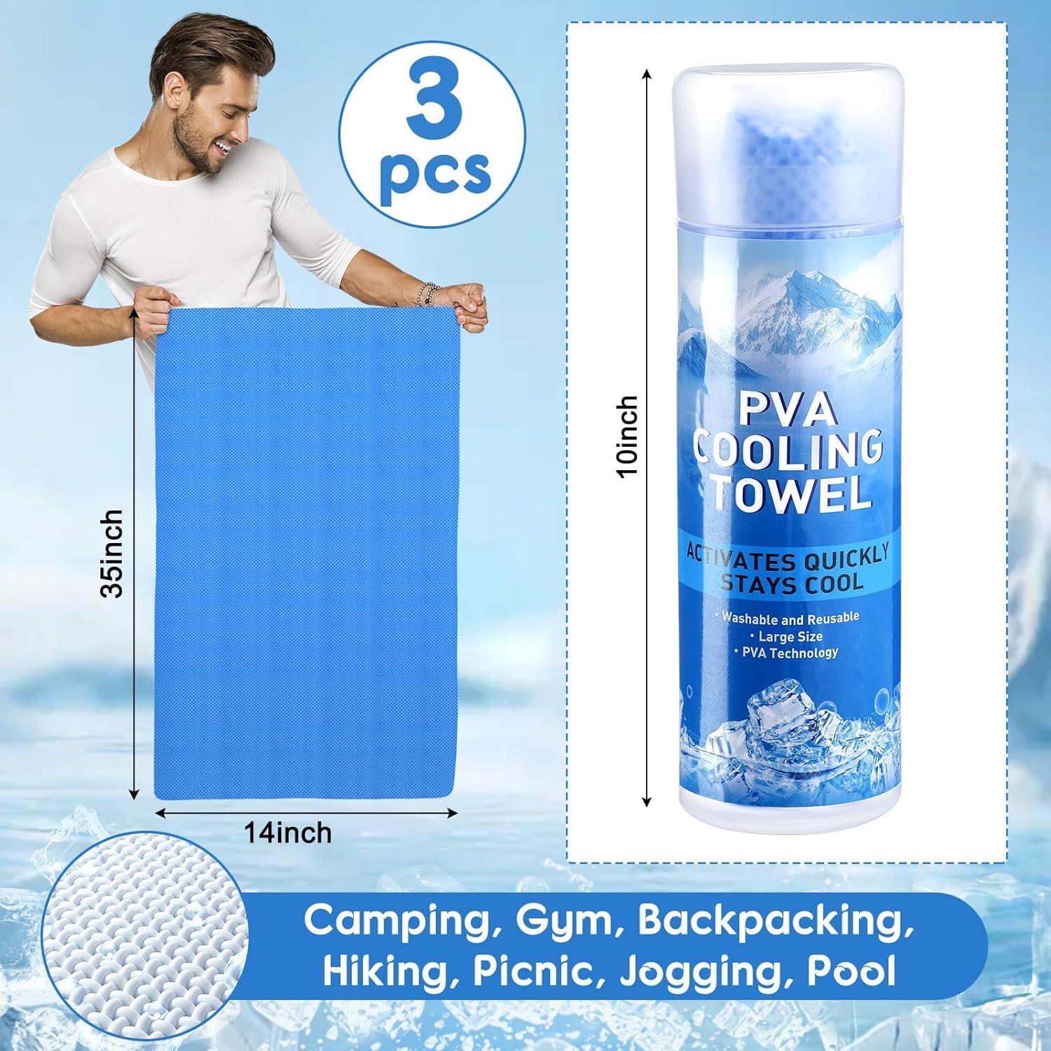 Toallas de Enfriamiento Peryiter PVA 3 Paquetes 34x86cm