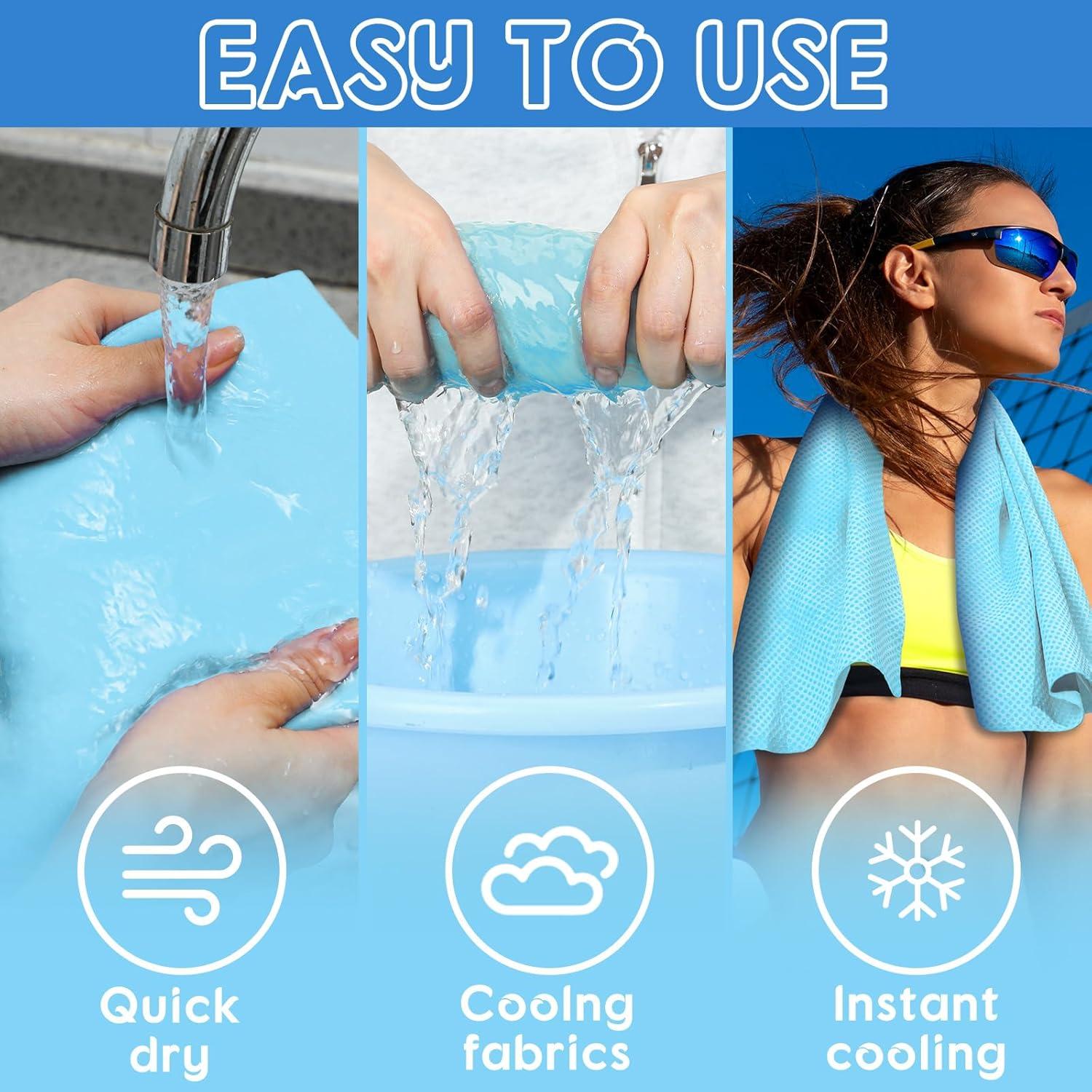 Toallas de Enfriamiento Peryiter PVA 3 Paquetes 34x86cm