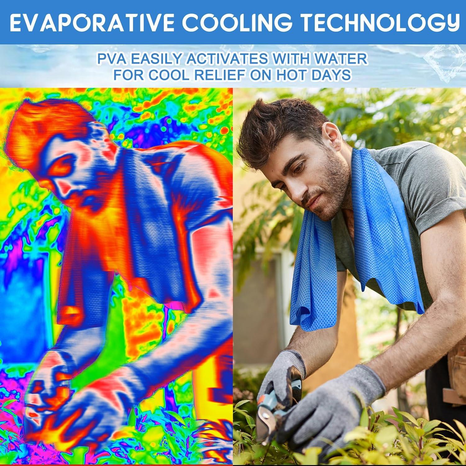 Toallas de Enfriamiento Peryiter PVA 3 Paquetes 34x86cm