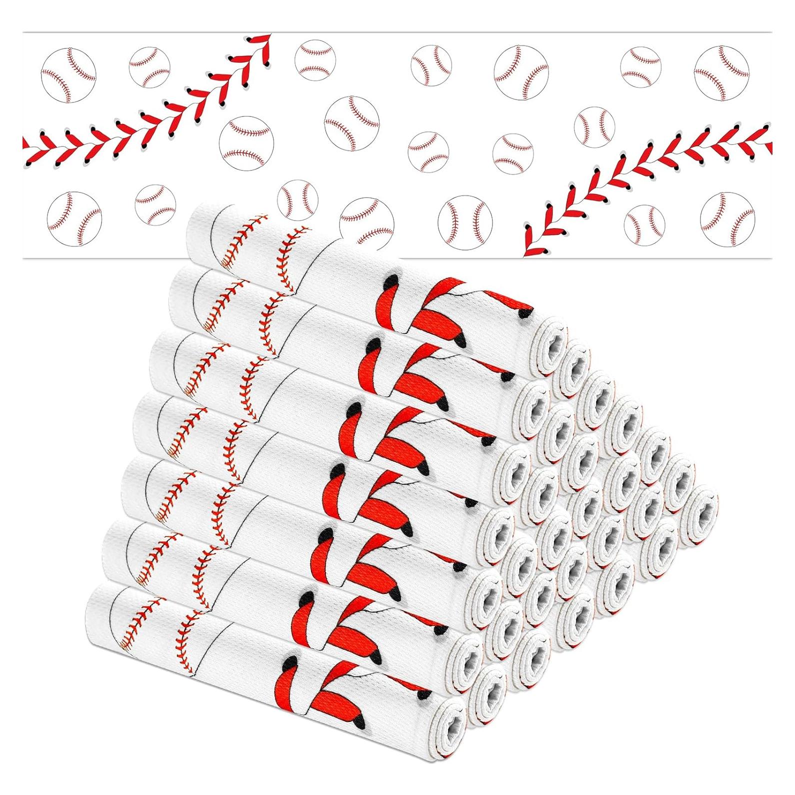 30 Toallas Refrigerantes de Béisbol Party Greeting 101.6x30.5cm