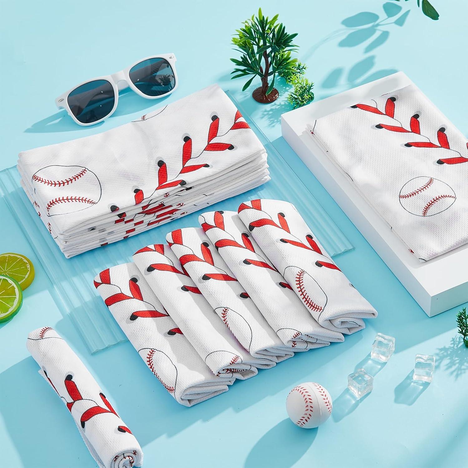 30 Toallas Refrigerantes de Béisbol Party Greeting 101.6x30.5cm