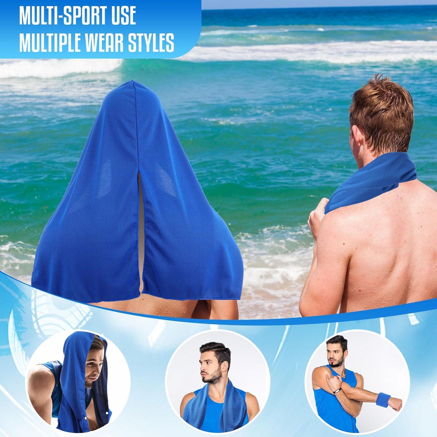 Toalla con Capucha Breling AI1784 Enfriamiento UPF 50 30x60cm