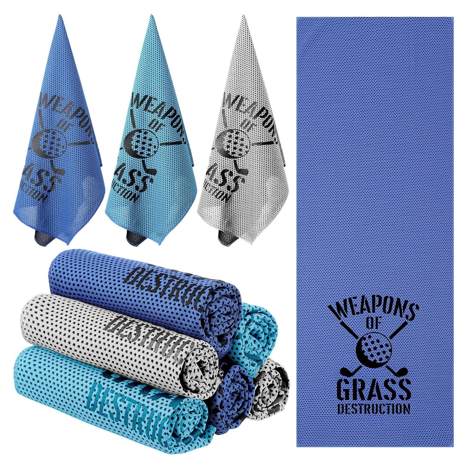 Paquete de 12 Toallas Enfriadoras HunnmingRe Golf 81x30 cm