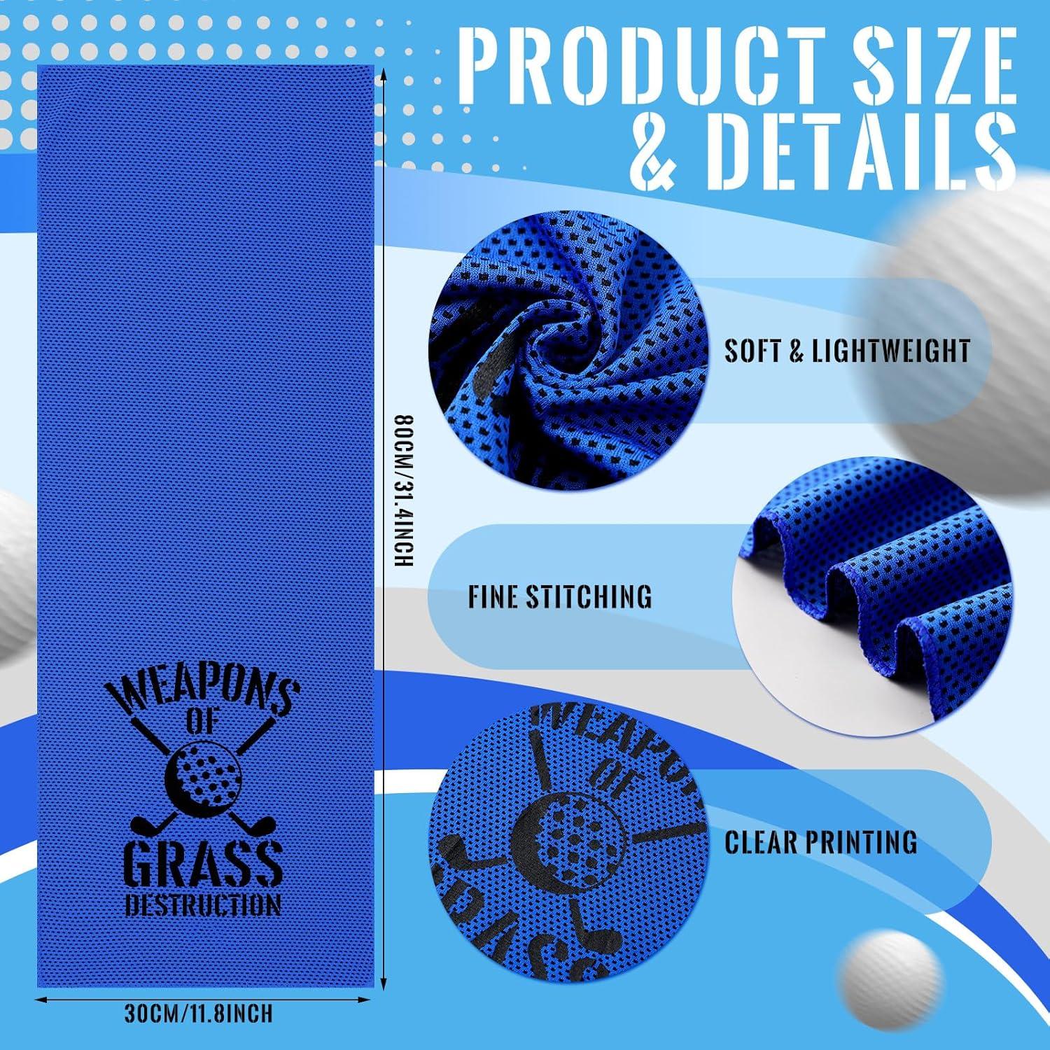 Paquete de 12 Toallas Enfriadoras HunnmingRe Golf 81x30 cm