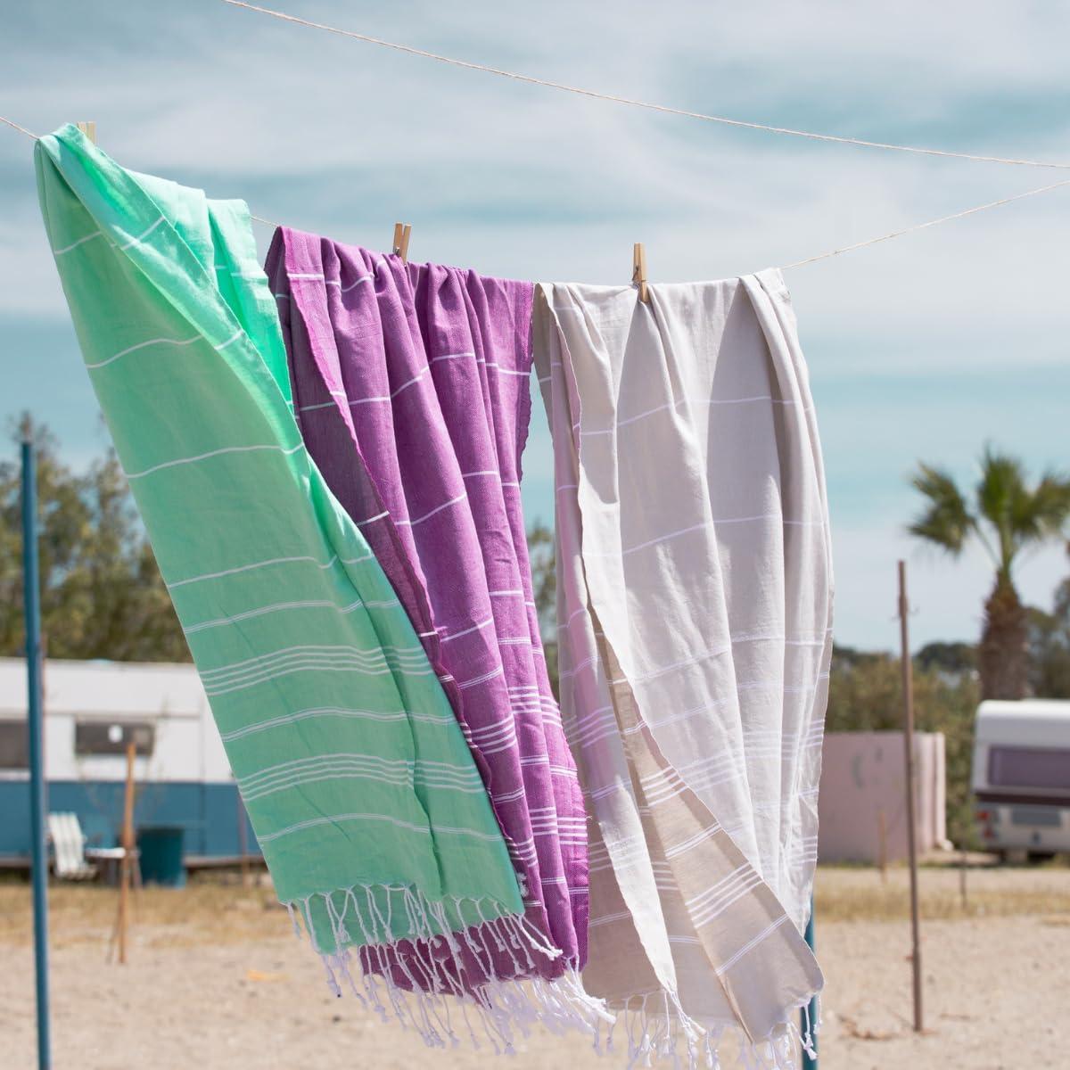 Toalla de Playa Bay Laurel Grande 180x99 cm Secado Rápido