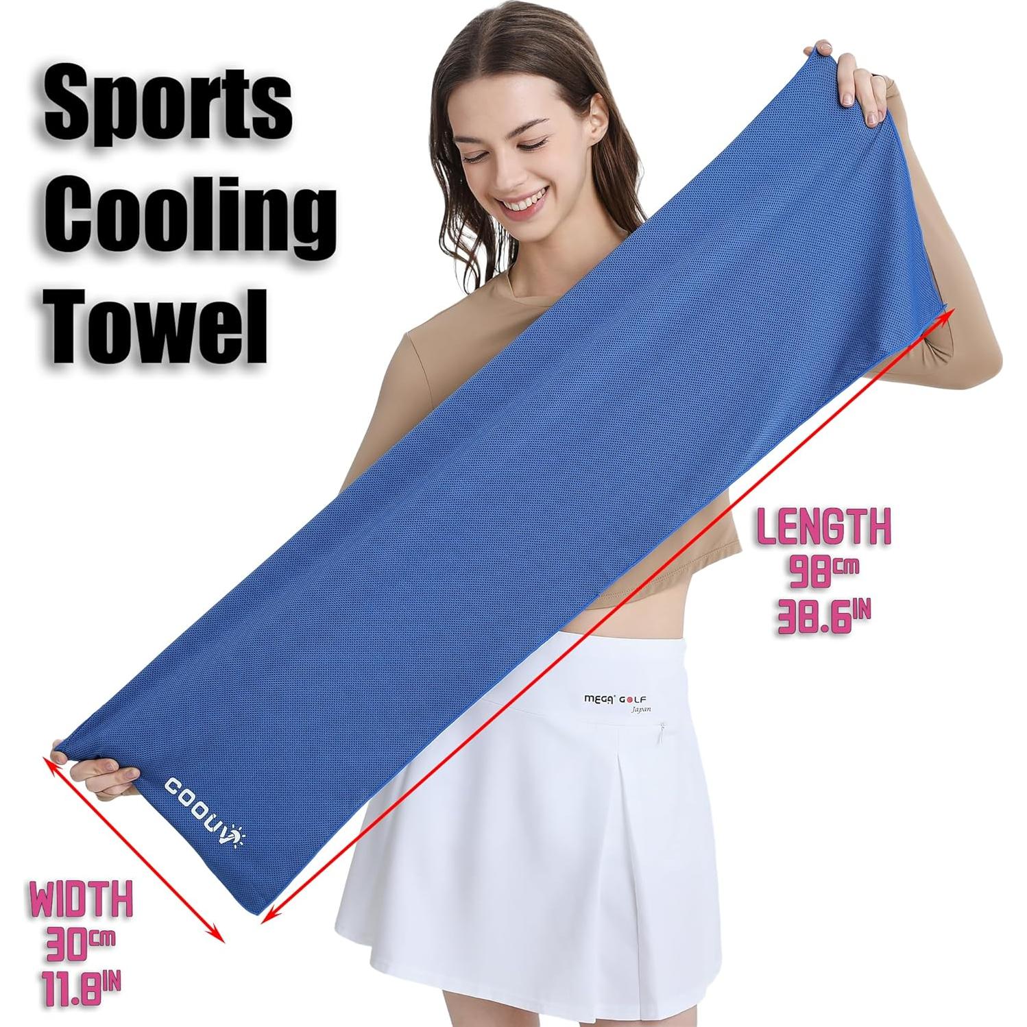 Toalla Deportiva COOUV de Enfriamiento Rápido 98x30 cm