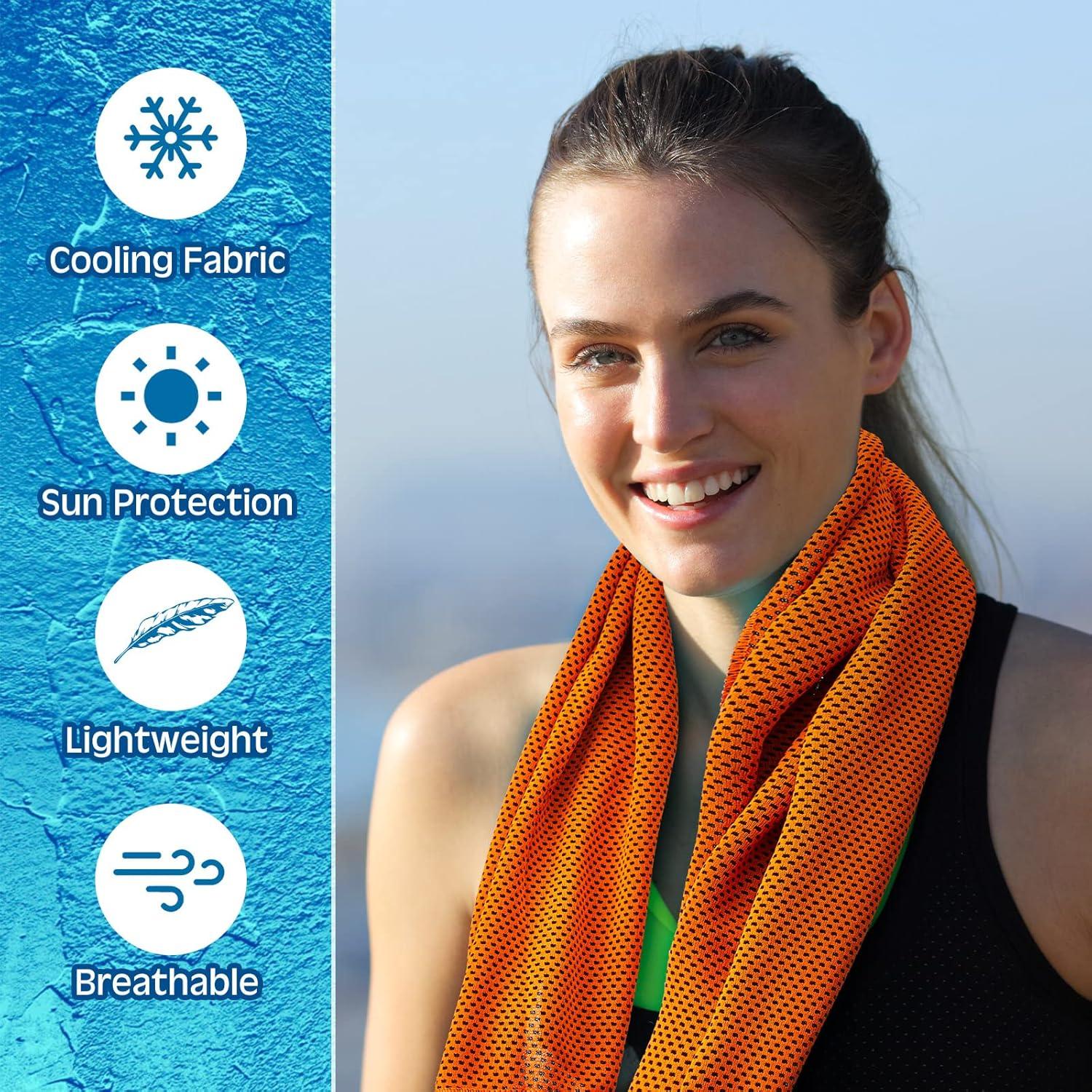 Toalla de Enfriamiento Hosuly 400 Piezas Poliester 24.99x24.99 cm