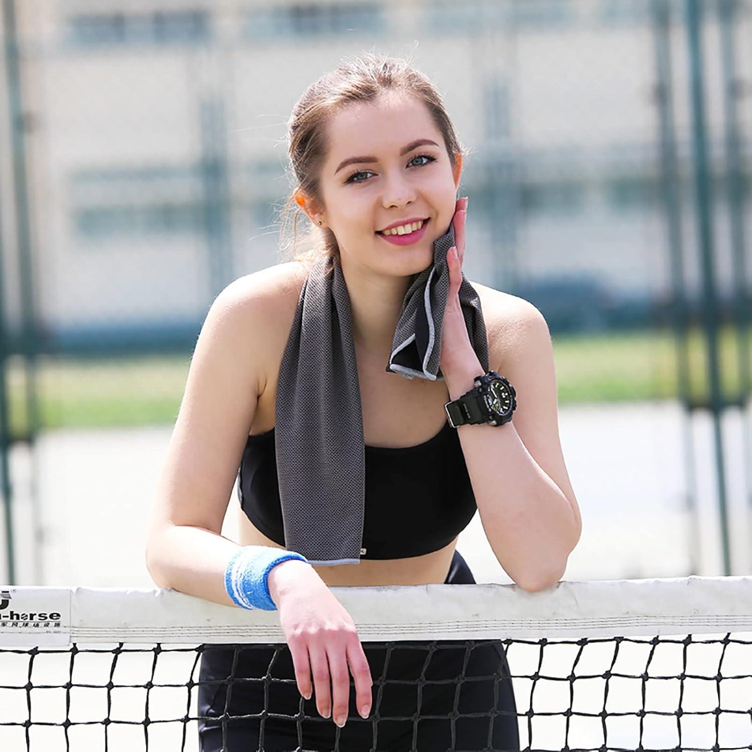 Paquete de 20 Toallas Enfriadoras immoono 101.6x30.5 cm Microfibra