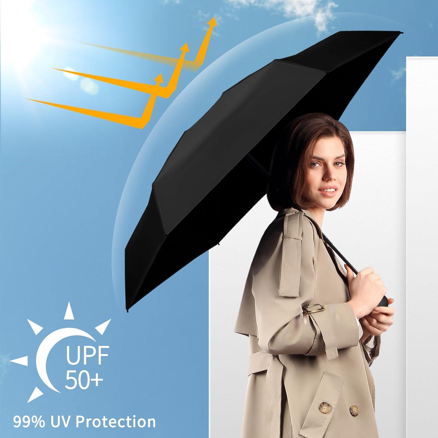 Paraguas Compacto Portátil Yoobure Mini Plegable UV 50+