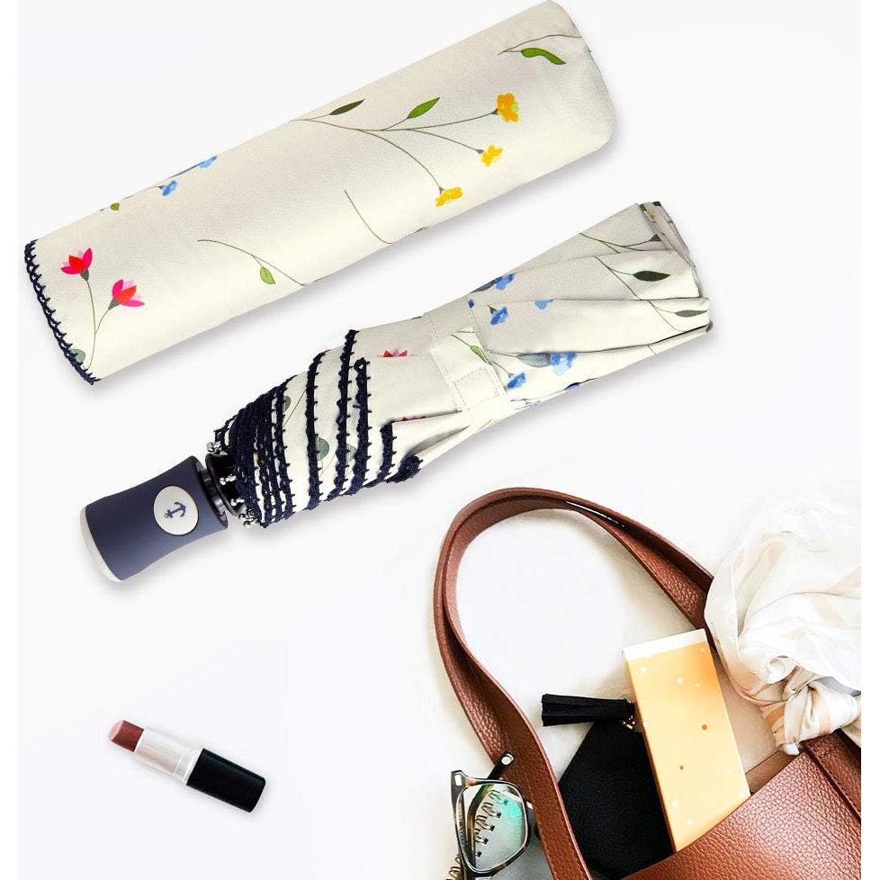 Paraguas Plegable FDJASGY Compacto Automático Impermeable UV