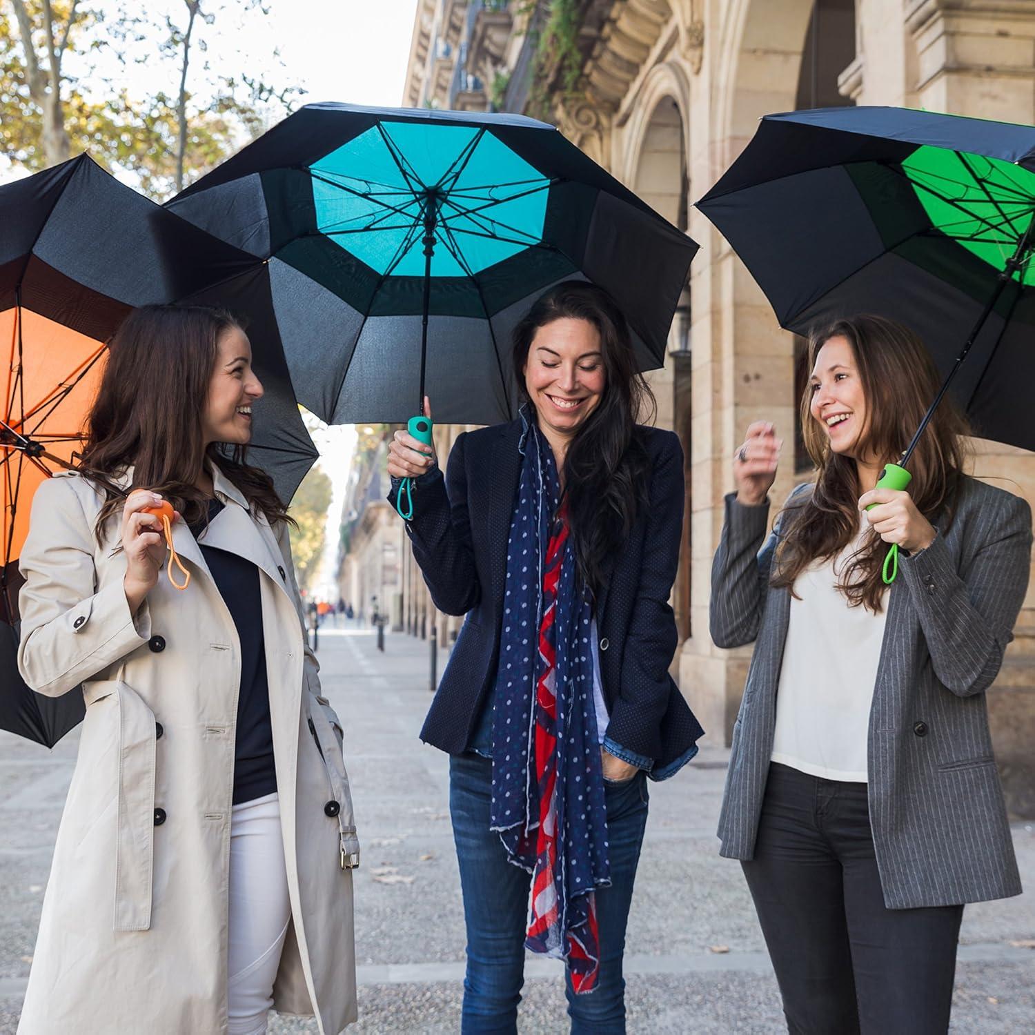 Paraguas Compacto Automático Ventilado Stromberg 106.68 cm