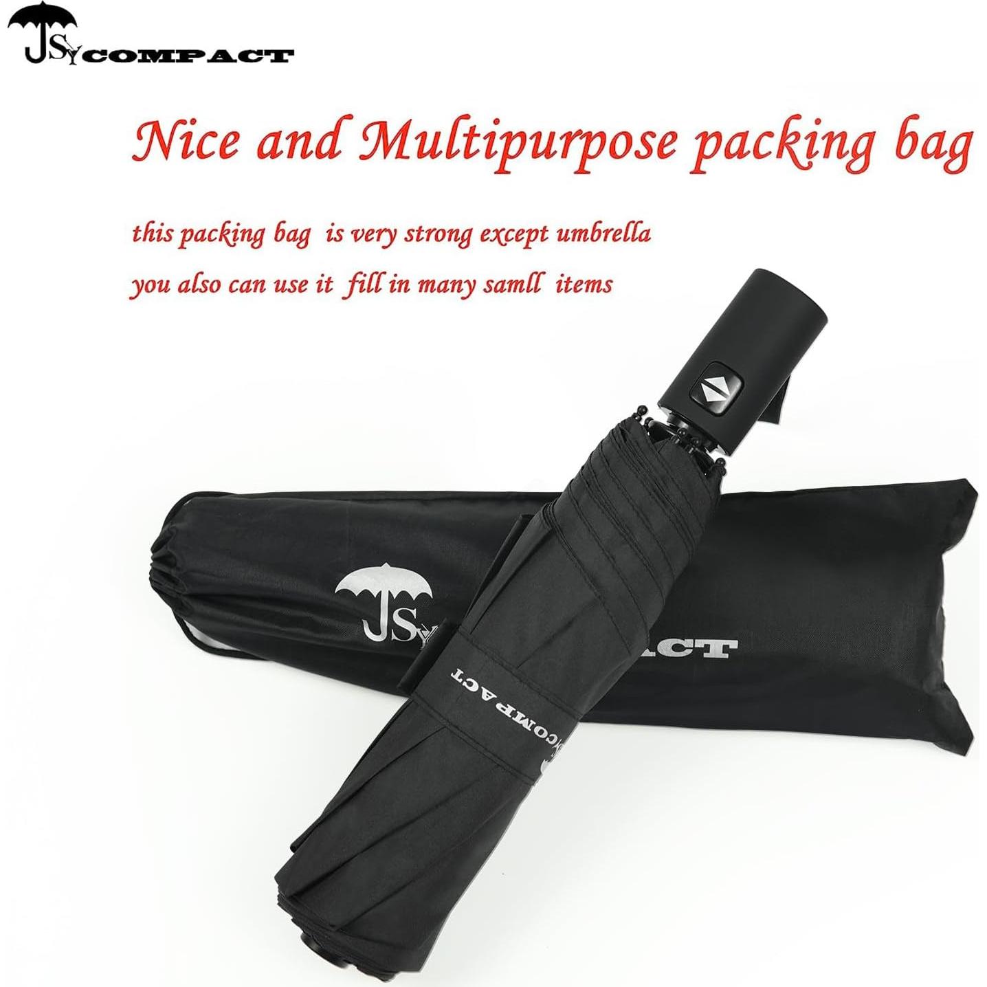 Paraguas Automático SY COMPACT Plegable Impermeable 96.5 cm