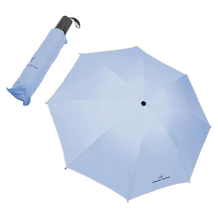 Paraguas Manual Yansanido Impermeable Azul 96 cm Plegable
