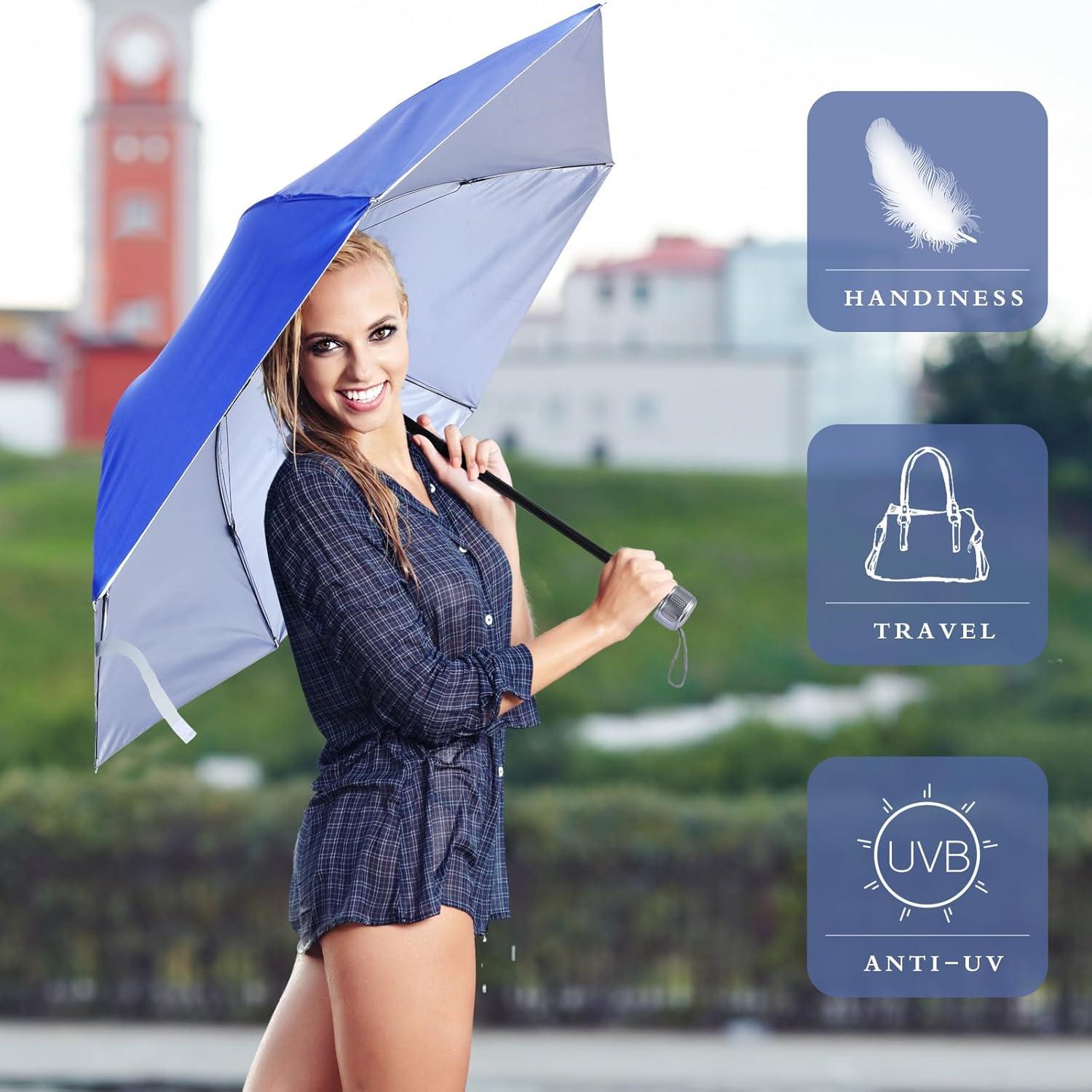 Paquete de 24 Paraguas Plegables Silkfly Coloridos 96 cm