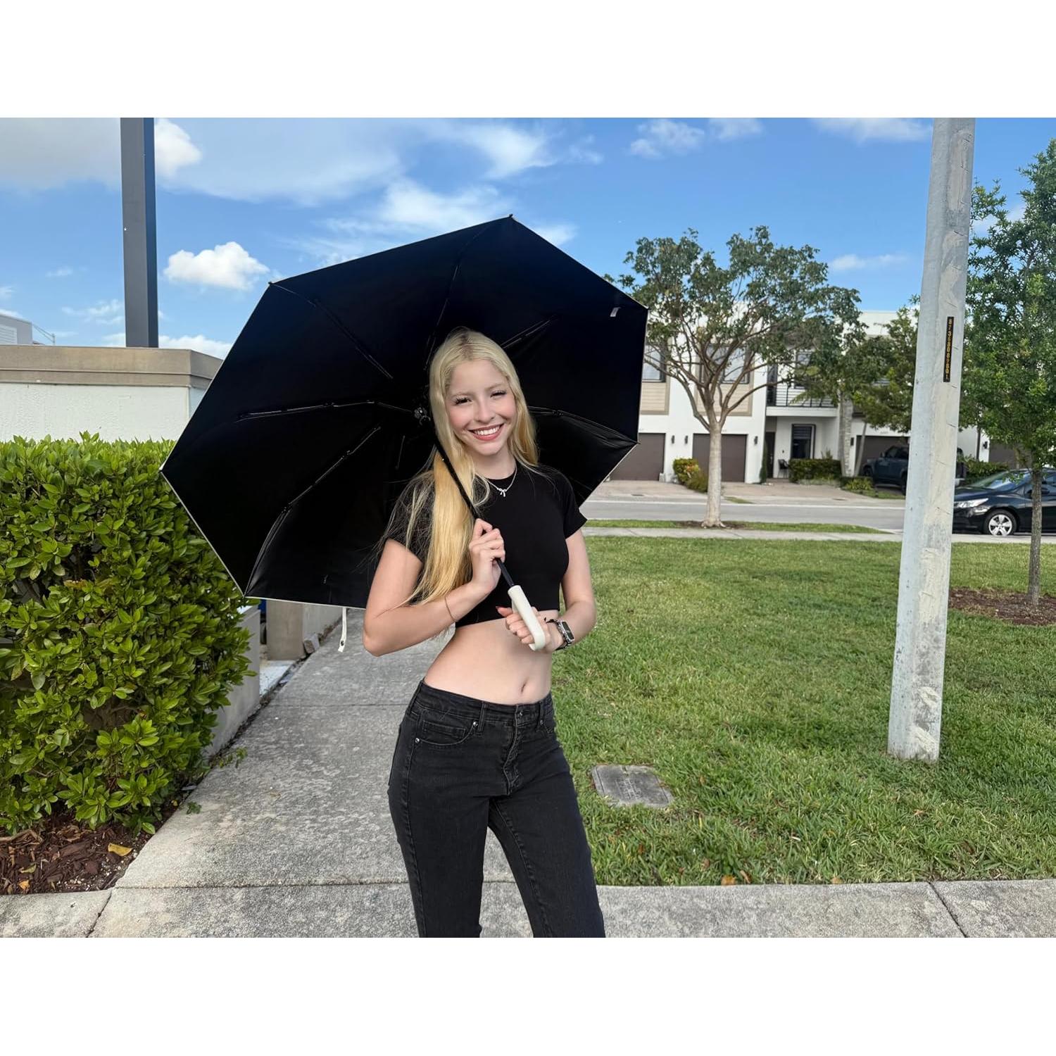 Paraguas Plegable Compacto Erised 111.76 cm UV 99.9%