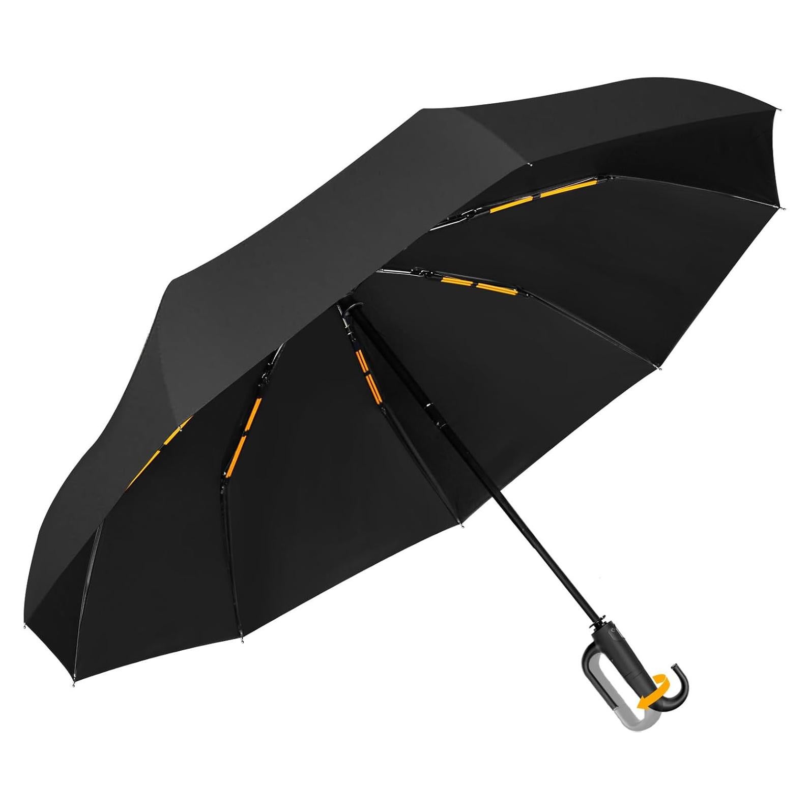 Paraguas Compacto Automático MEISUKEJI 124cm Doble Función UV50+