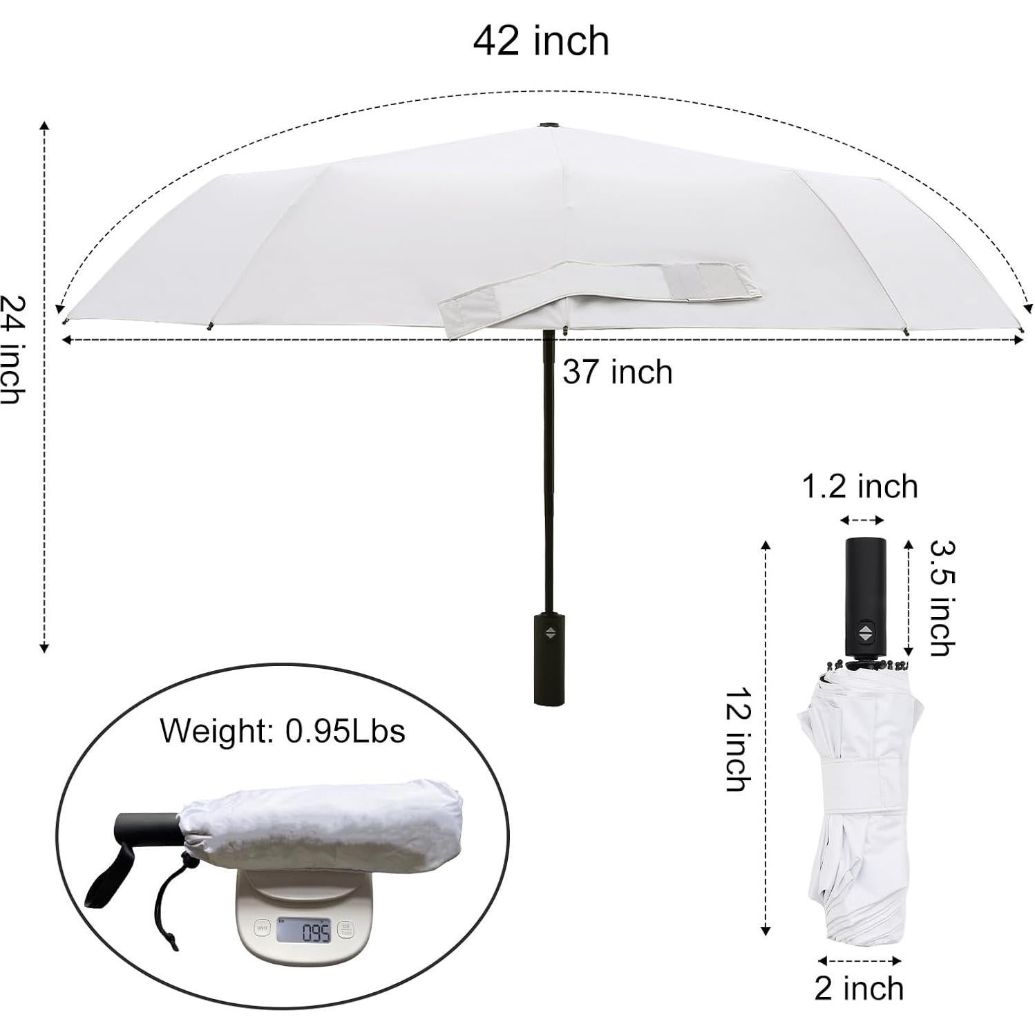 Paraguas UV Plegable LIDOMPO UPF 50+ Compacto Automático
