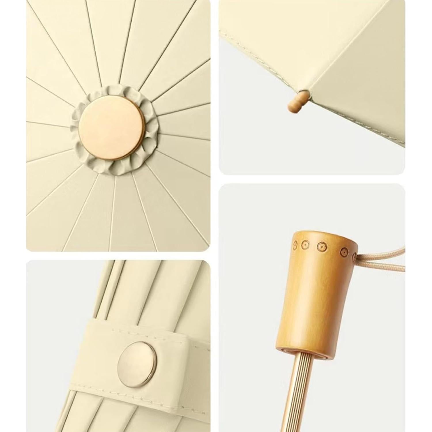 Paraguas Plegable MENHLAGDI UV 50+ Impermeable 1m Rosa