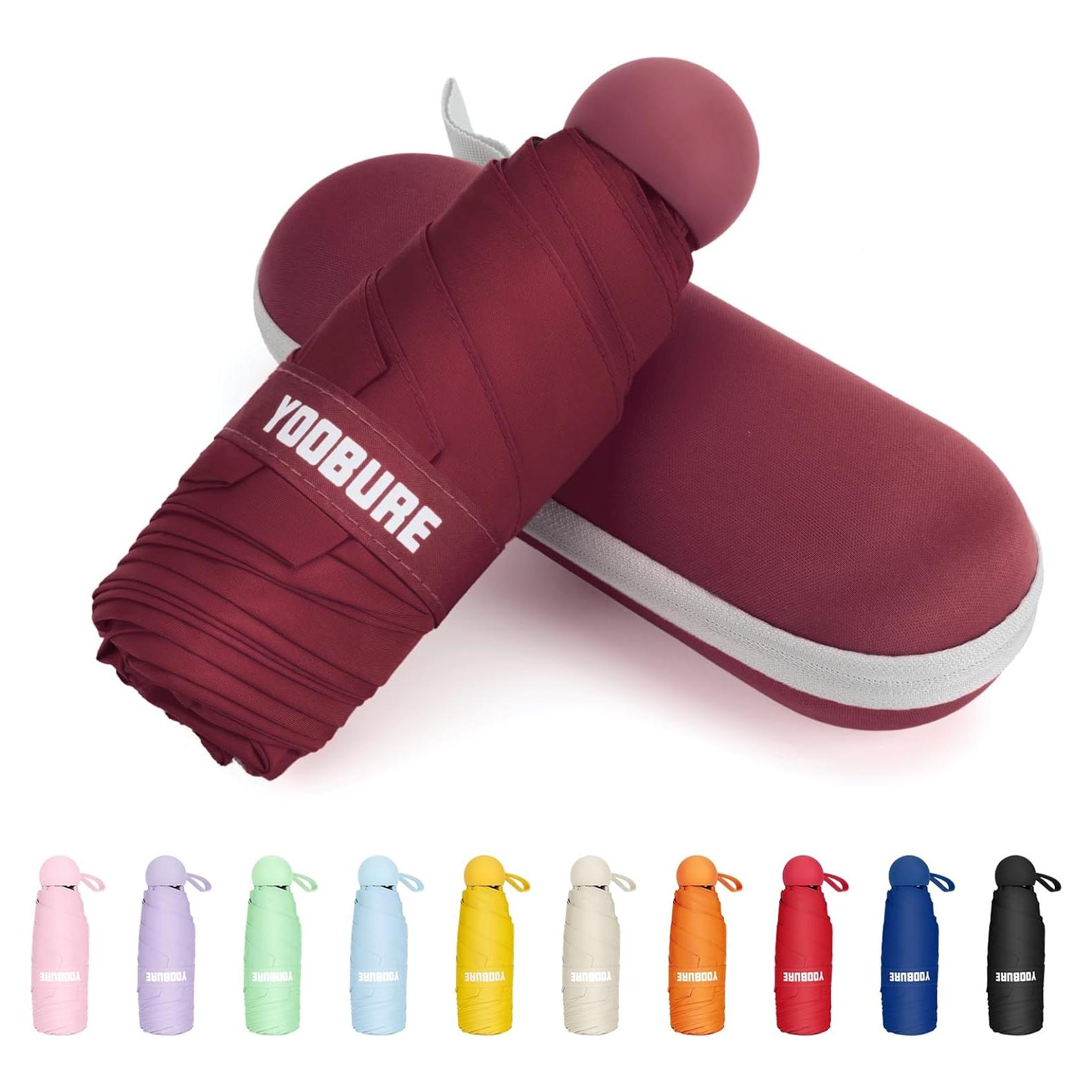 Paraguas Compacto Portátil Yoobure Mini Plegable UV 102.1 cm