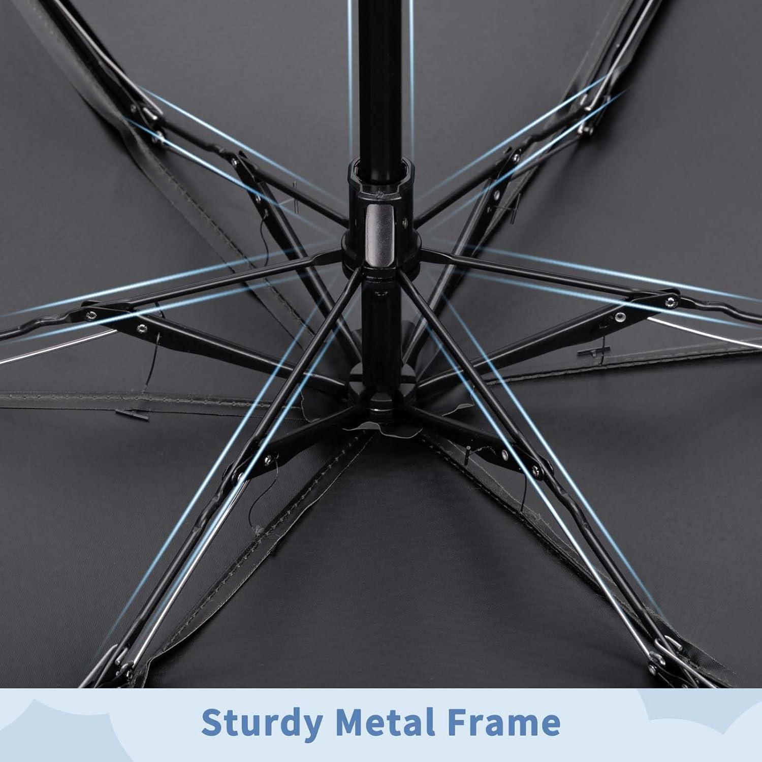 Paraguas Compacto Portátil Yoobure Mini Plegable UV 102.1 cm