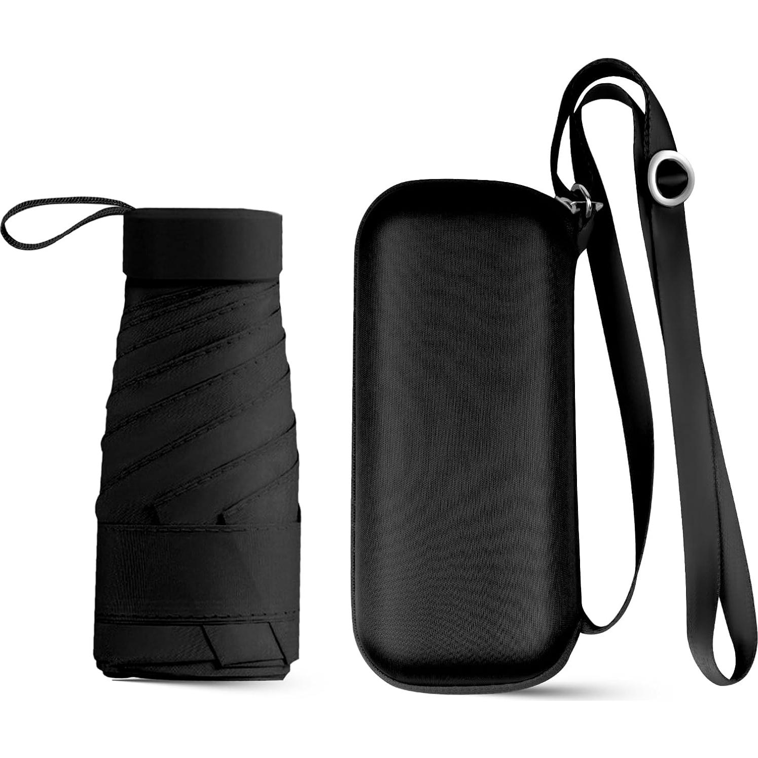 Paraguas Compacto PTGRSWK Mini Plegable 16cm - Ligero y Resistente