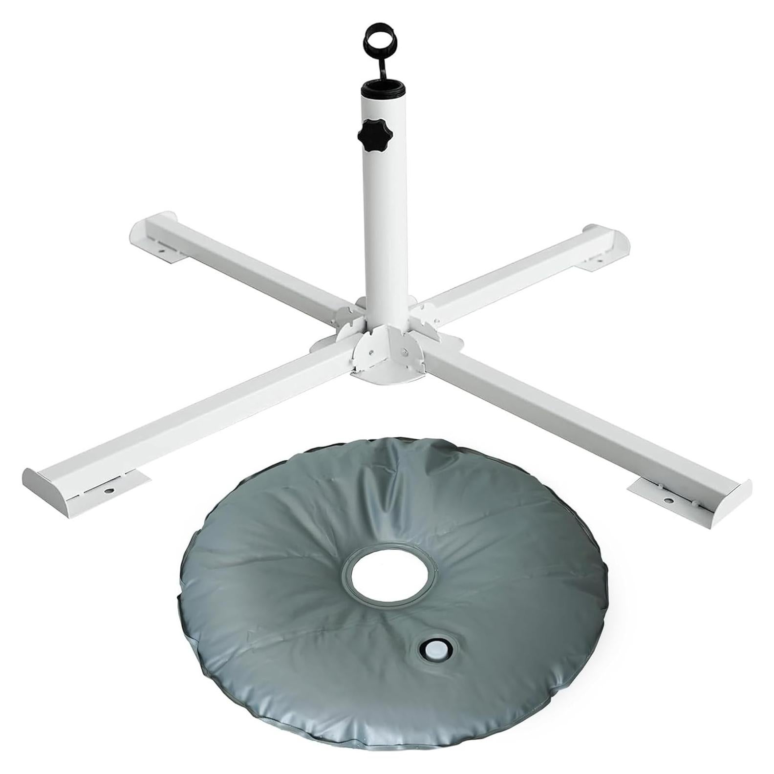 Soporte de Paraguas Plegable AMMSUN - Base de Patio Ajustable