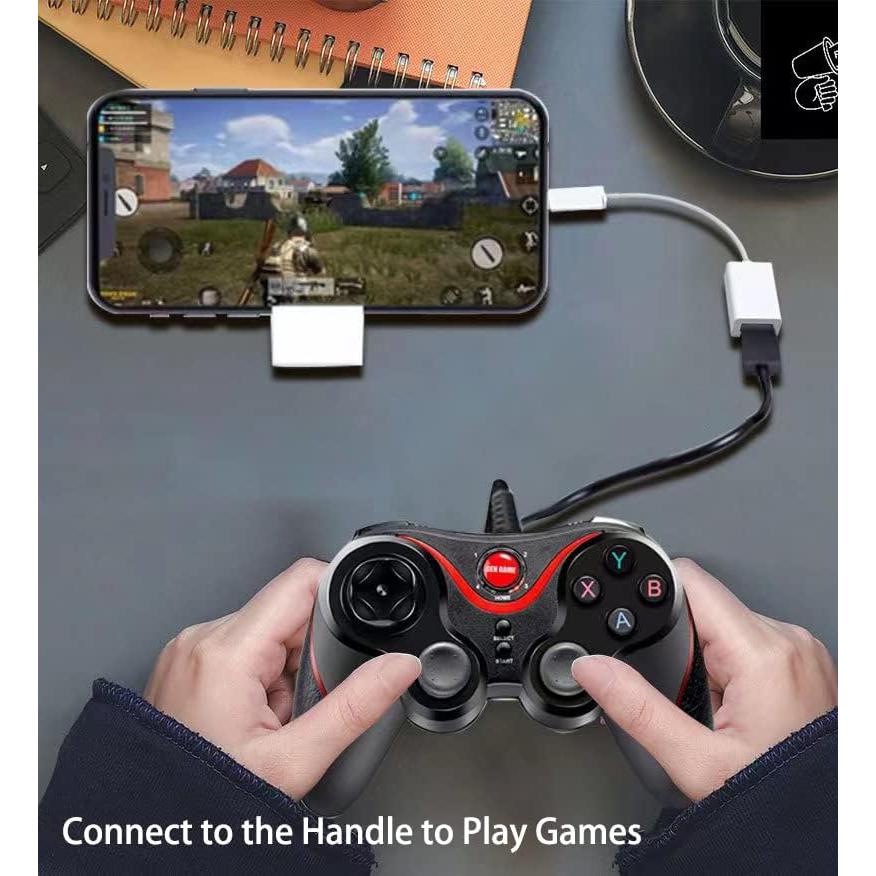 Adaptador Lightning a USB Hatuge para iPhone y iPad